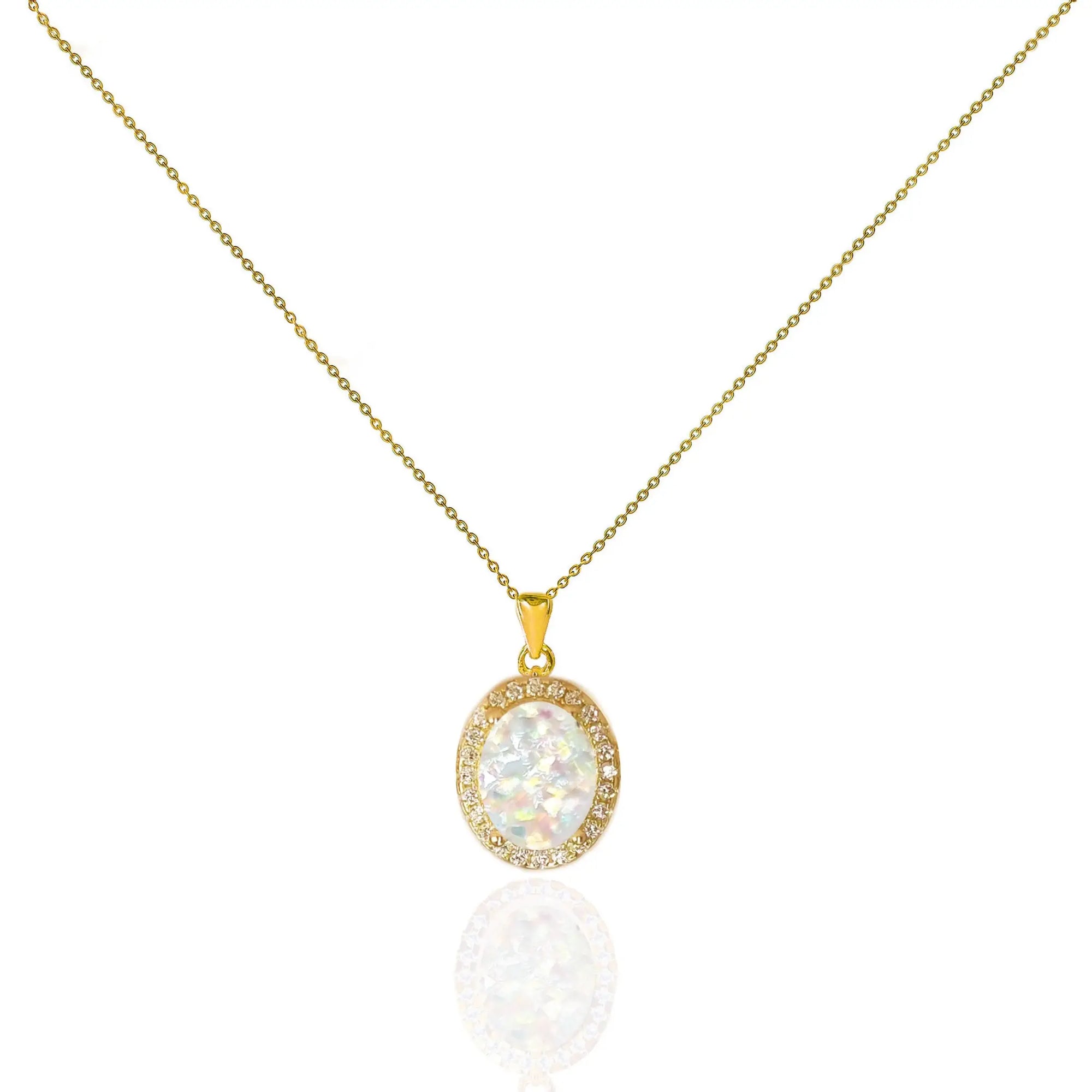Handcrafted Oval Ashes Necklace for Lasting Memories