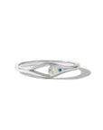 Unique Birthstone Ashes Ring - Ideal Gift for Remembrance