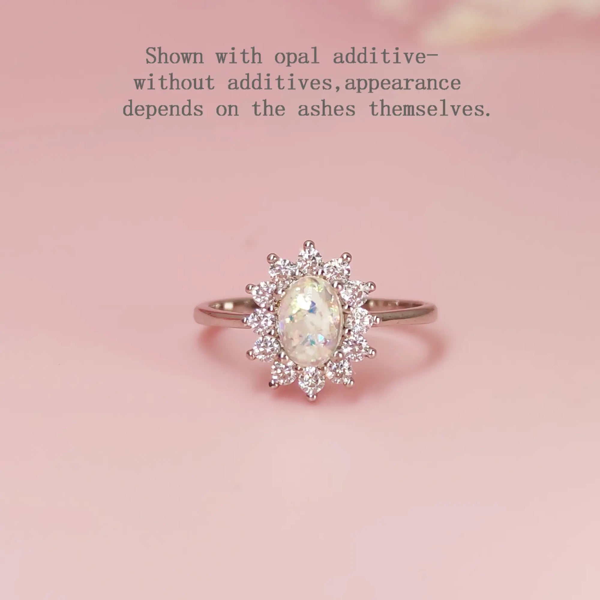 Handcrafted Halo Ashes Ring | Lasting Keepsake