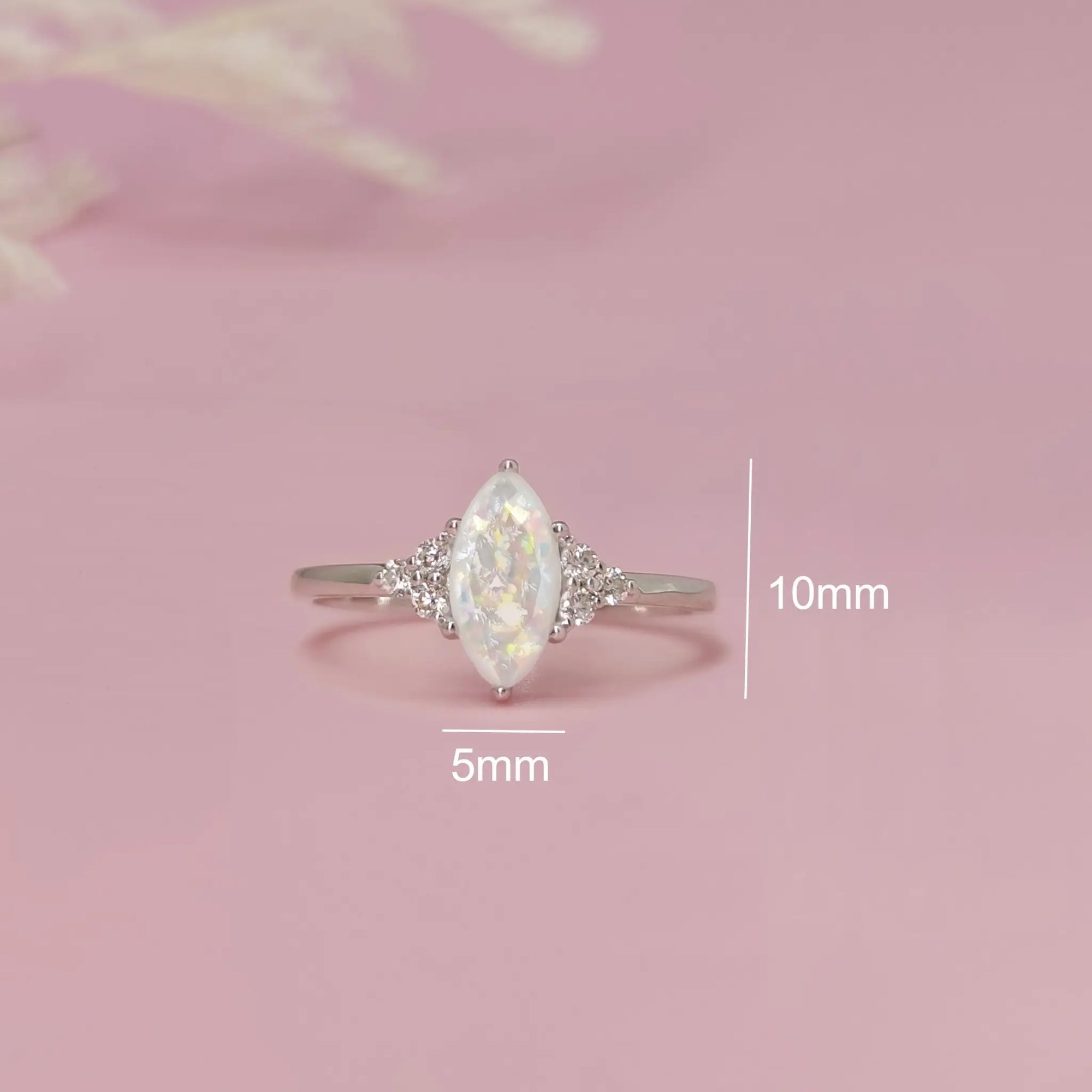 Eternal Love: Marquise Ashes Memorial Ring