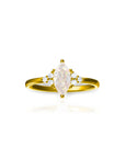 Eternal Love: Marquise Ashes Memorial Ring