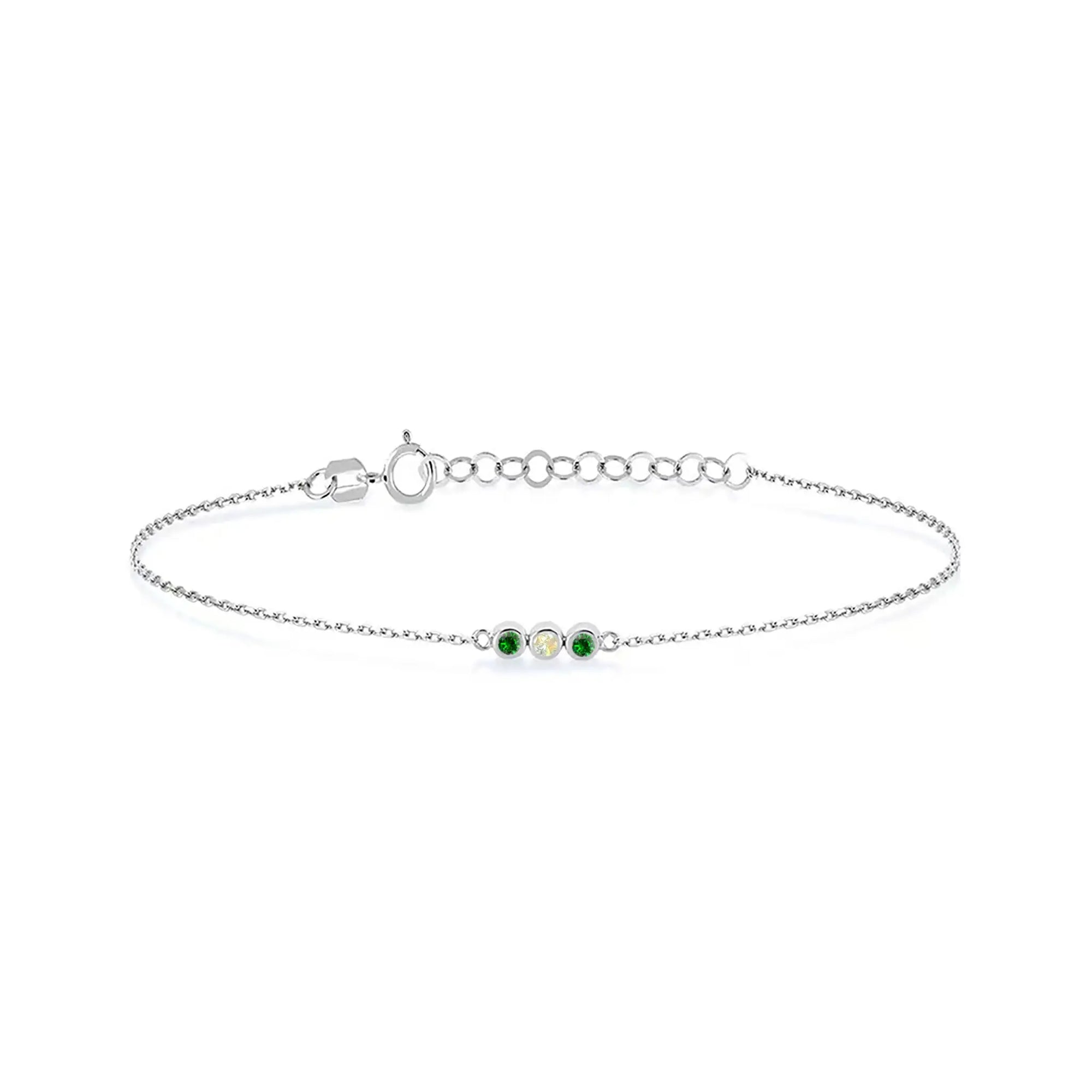 Personalized Ashes Bracelet: Blissful Tri-Circle Design