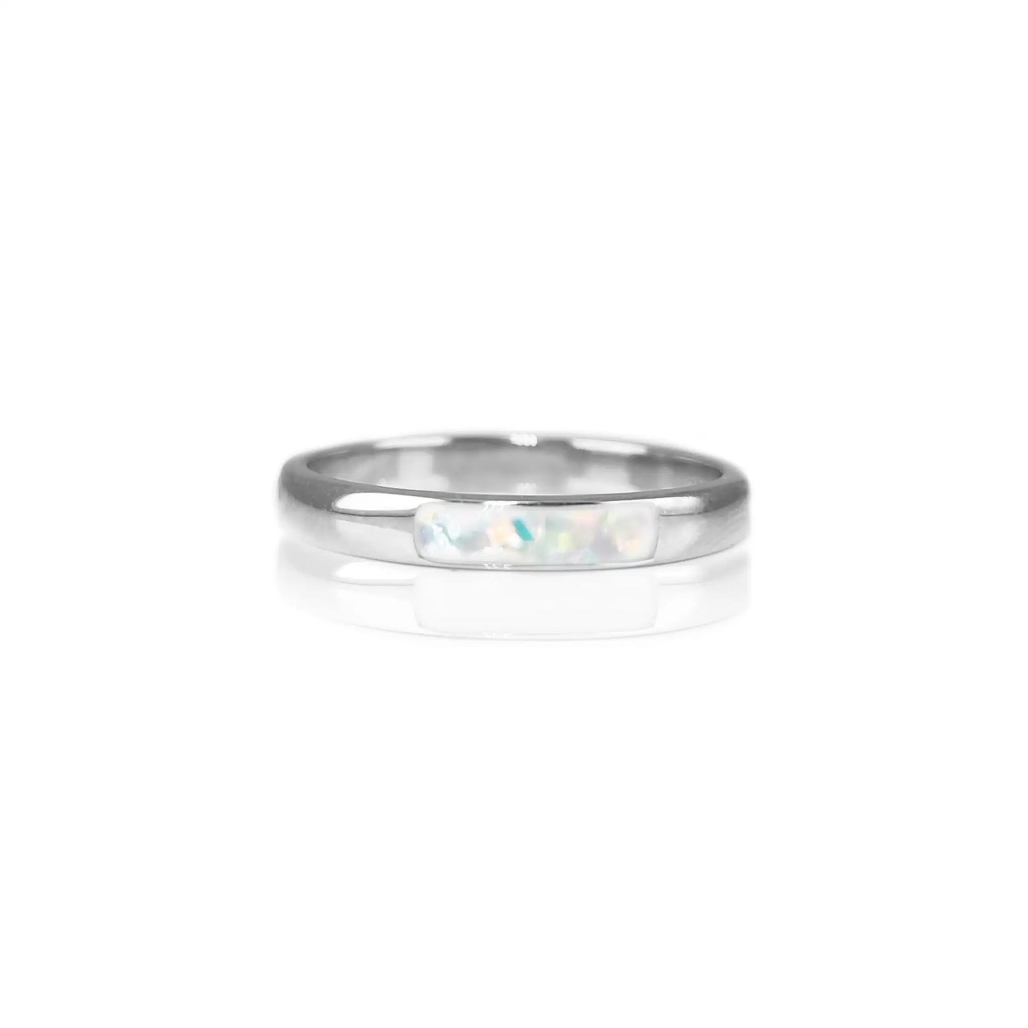Meaningful Keepsake: Ashes Stackable Ring Gift