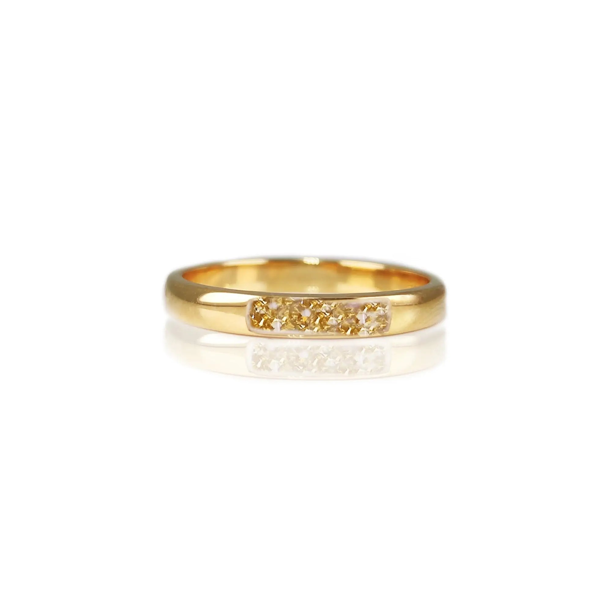 Meaningful Keepsake: Ashes Stackable Ring Gift