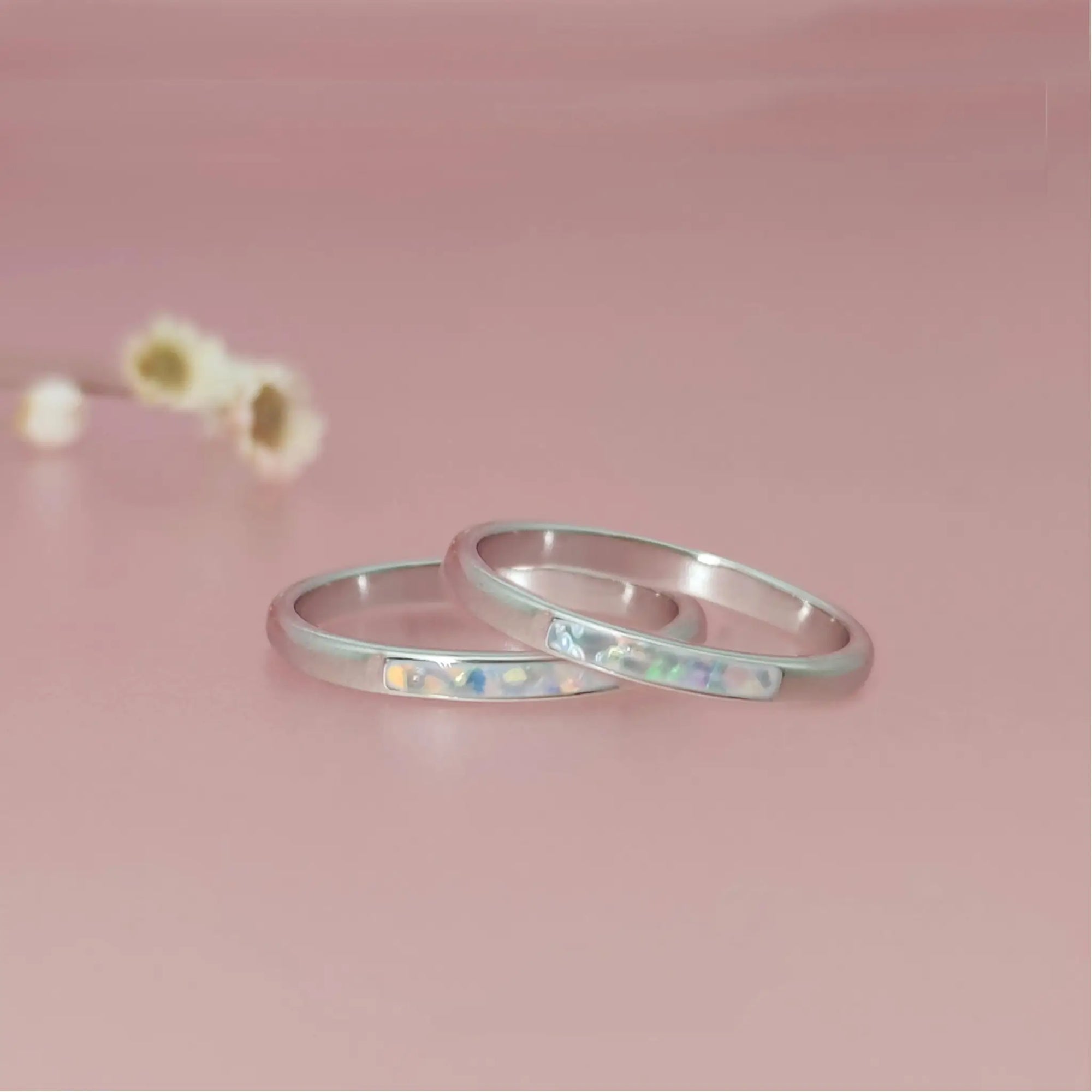Meaningful Keepsake: Ashes Stackable Ring Gift