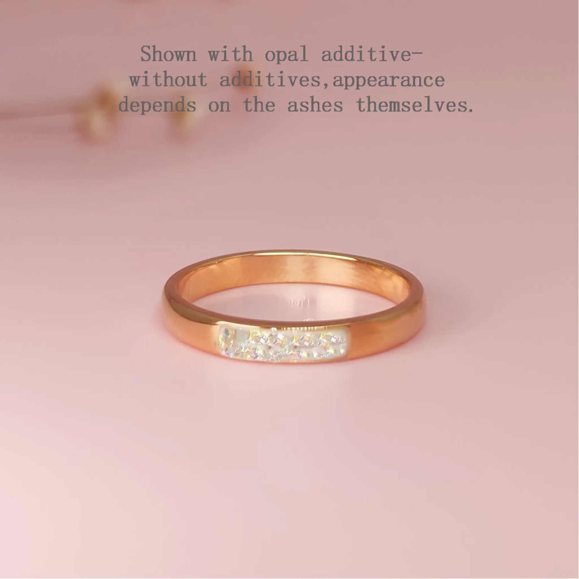 Meaningful Keepsake: Ashes Stackable Ring Gift