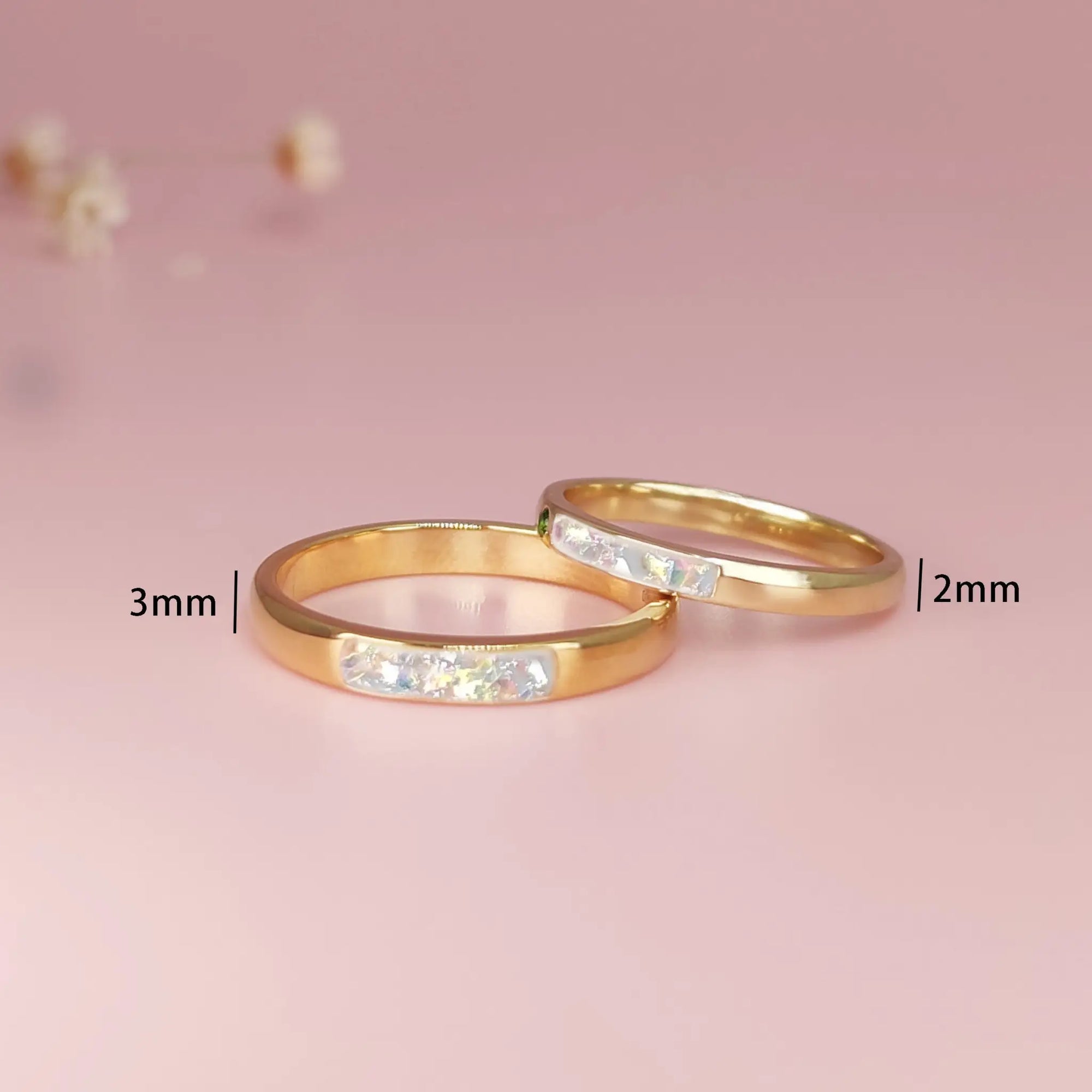 Meaningful Keepsake: Ashes Stackable Ring Gift