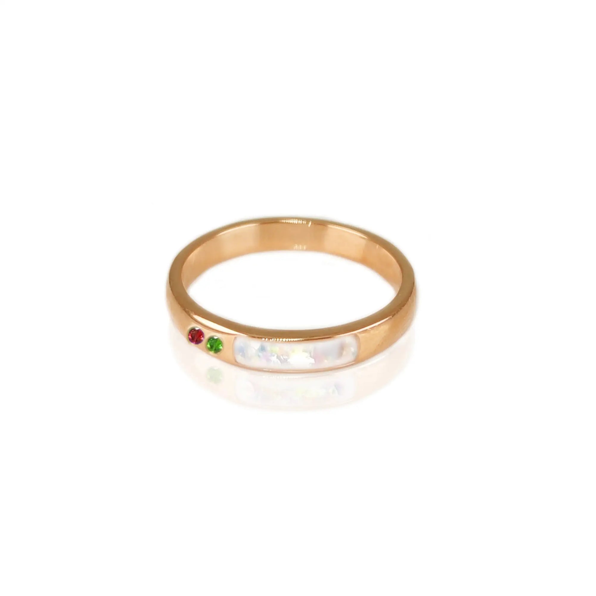 Meaningful Keepsake: Ashes Stackable Ring Gift