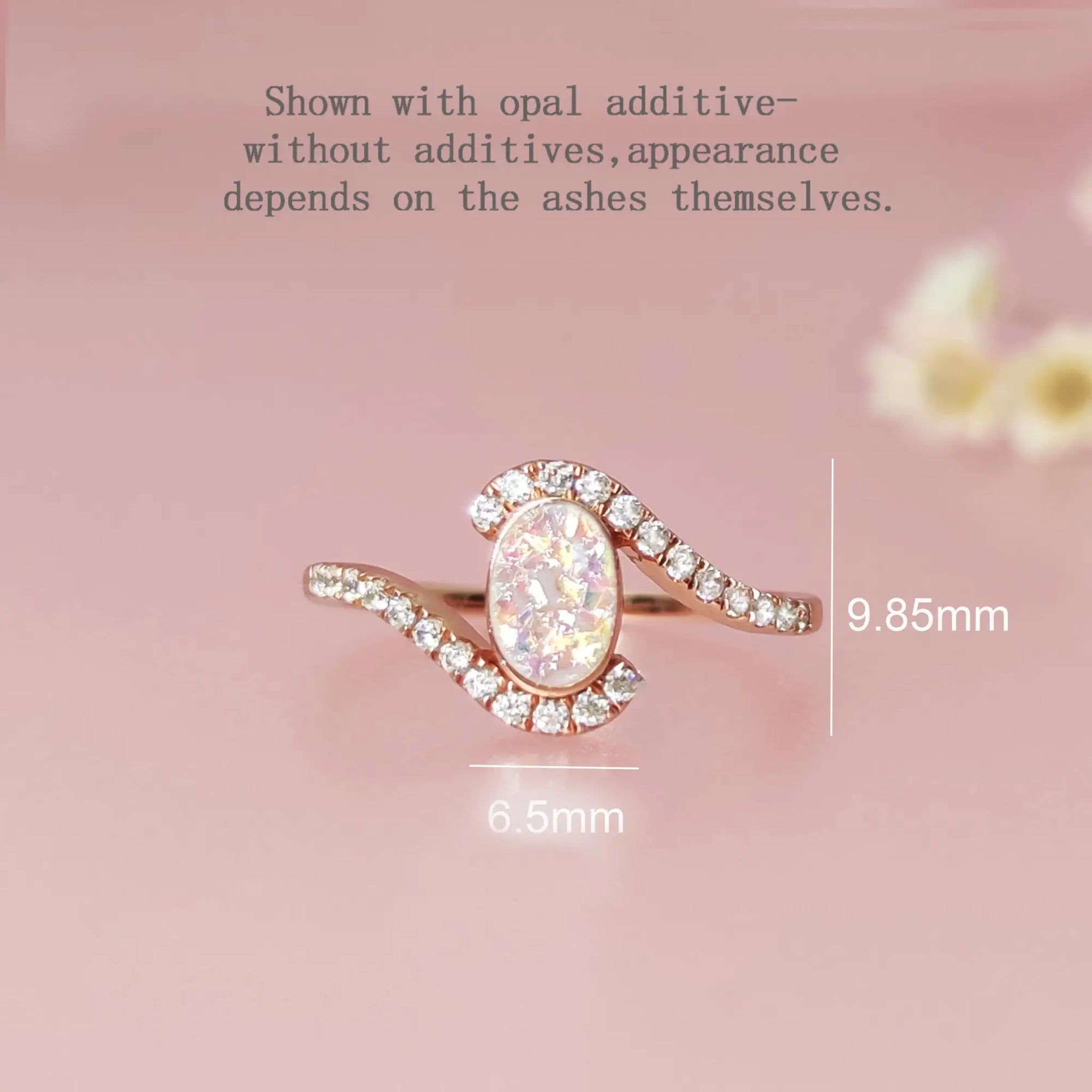 Boundless Love Ashes Ring - Elegance in Remembrance