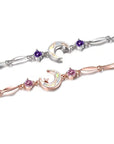 Moon & Star Ashes Bracelet: A Love Memory Keepsake