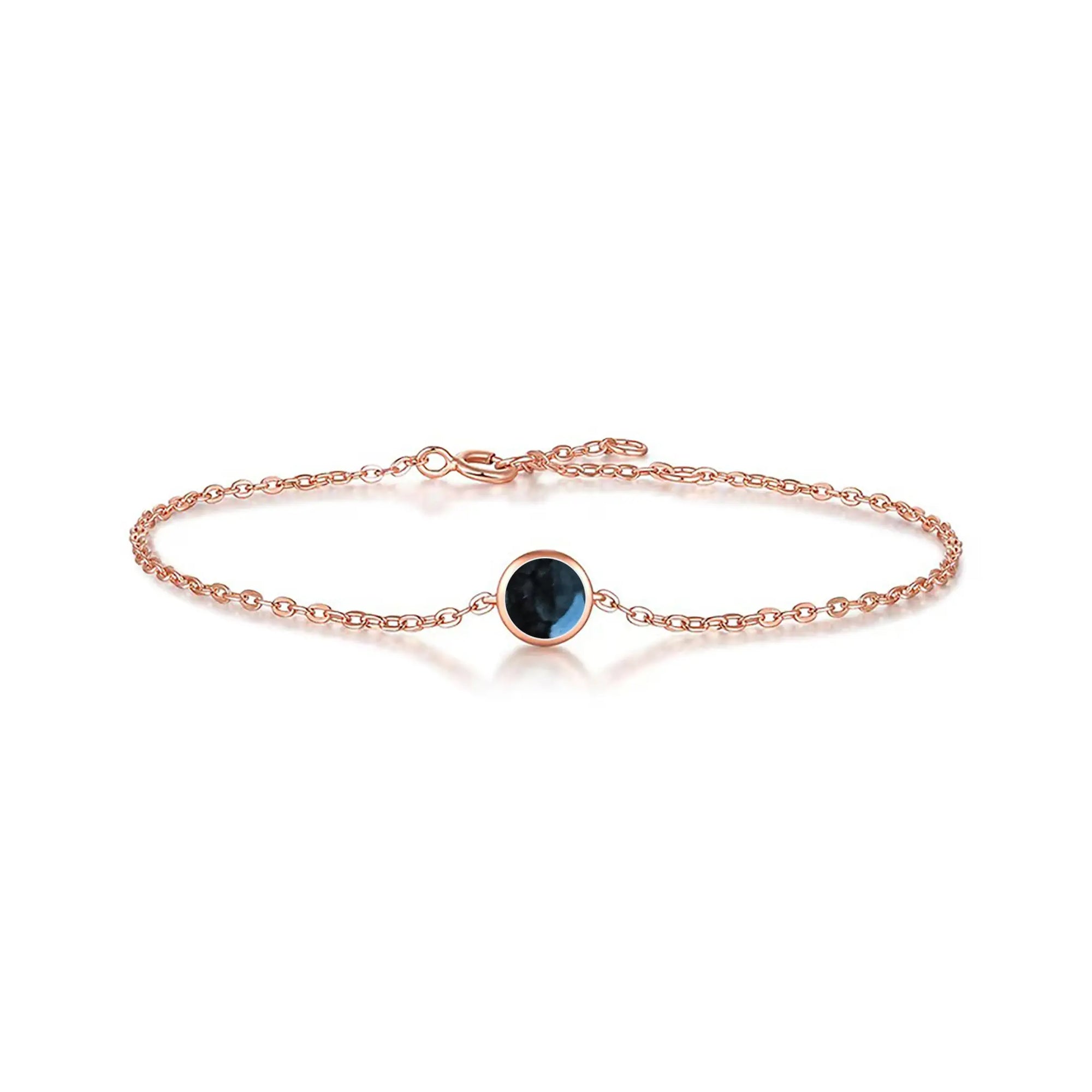Circle Grace: Gold Ashes Bracelet for Eternal Love