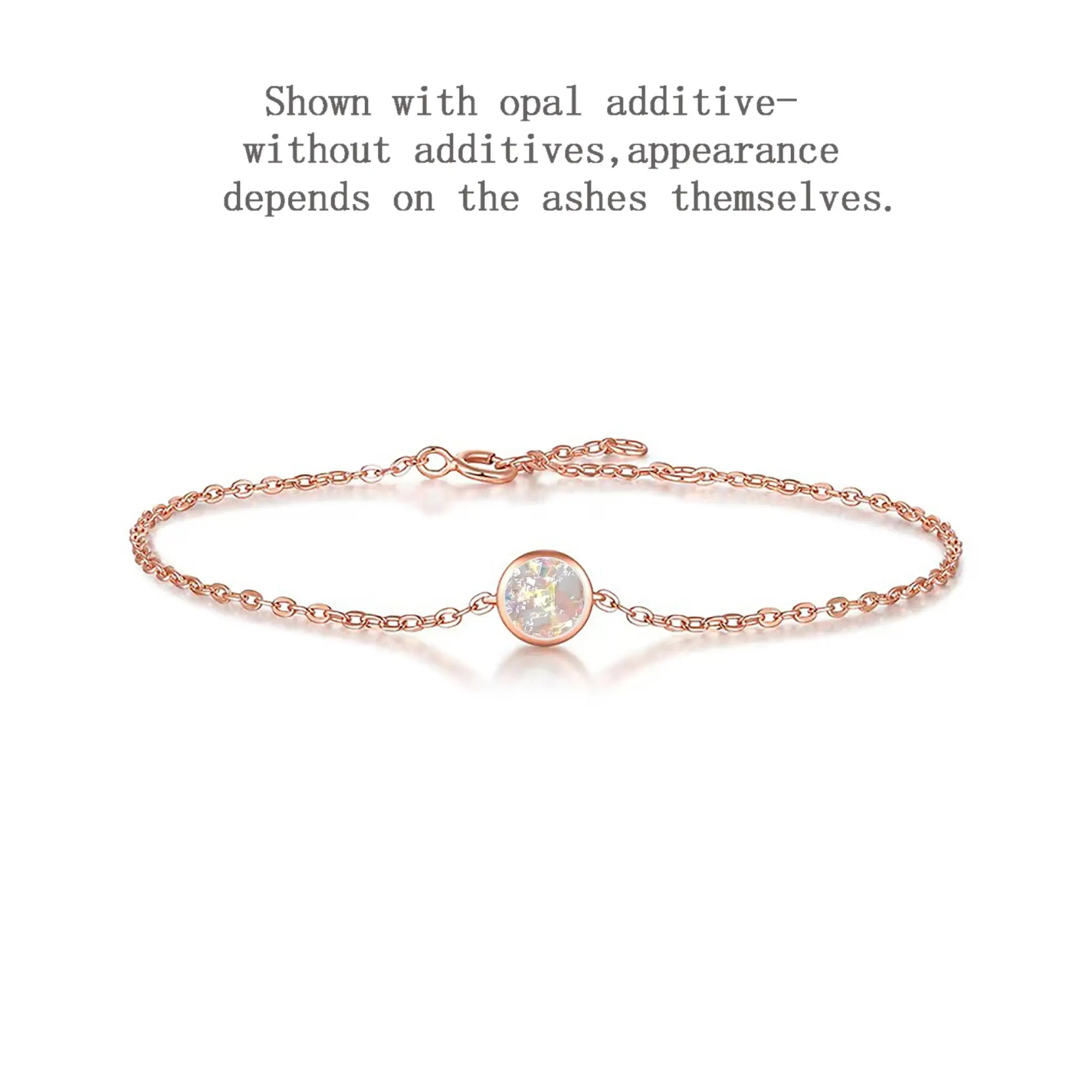 Circle Grace: Gold Ashes Bracelet for Eternal Love