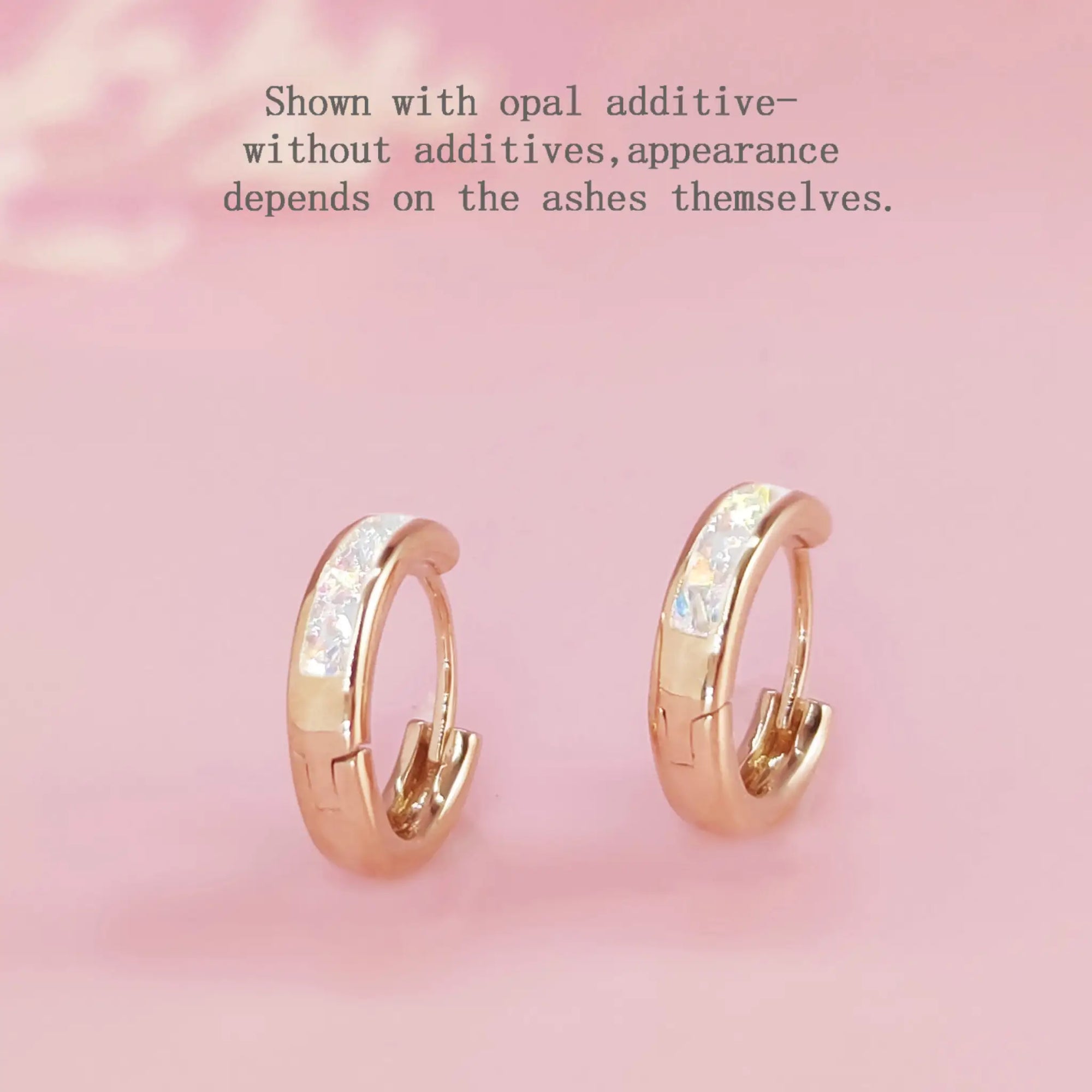 Personalized Ashes Memory Earrings - Timeless Tribute