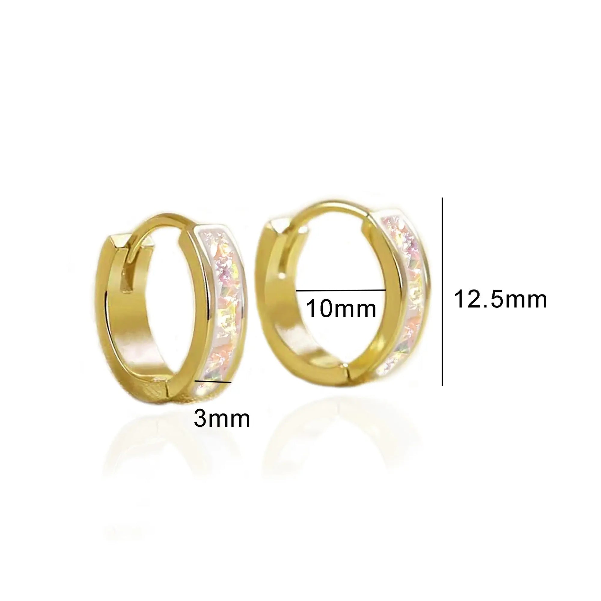 Personalized Ashes Memory Earrings - Timeless Tribute