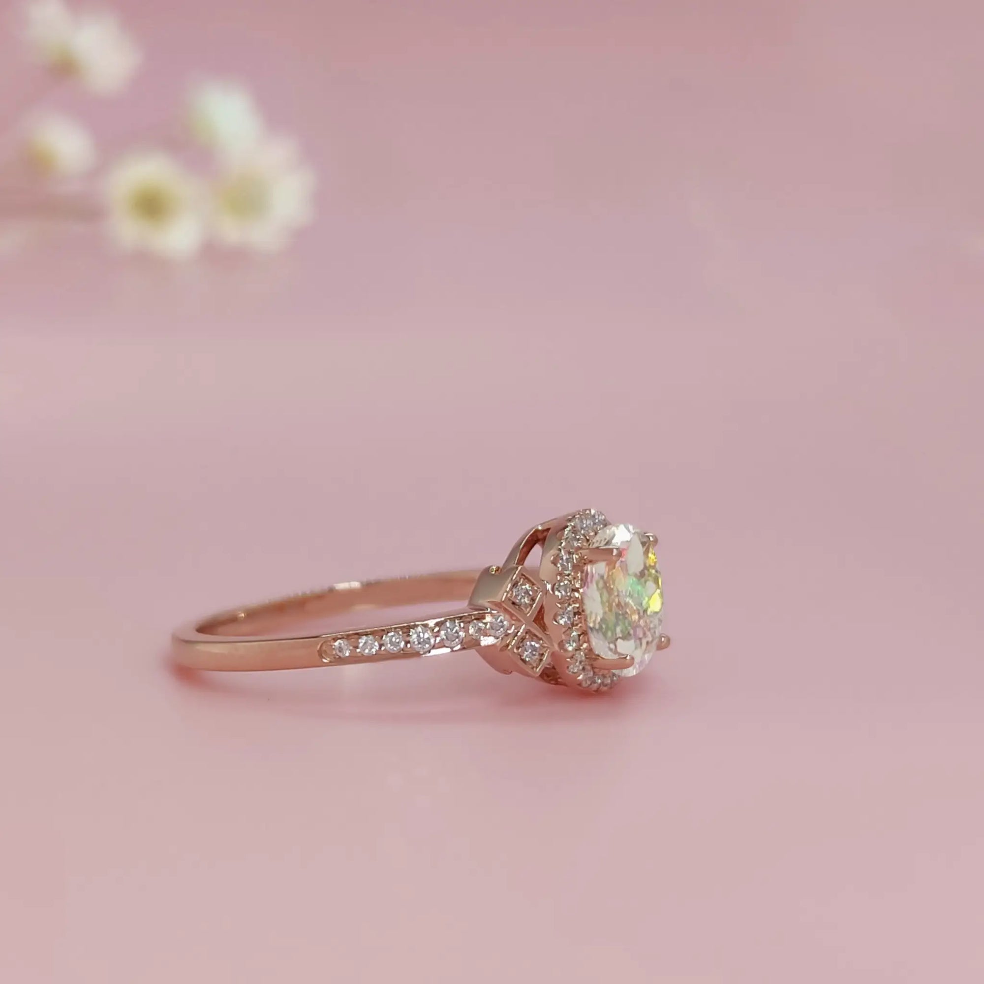 Timeless Love: Classic Solitaire Ashes Ring