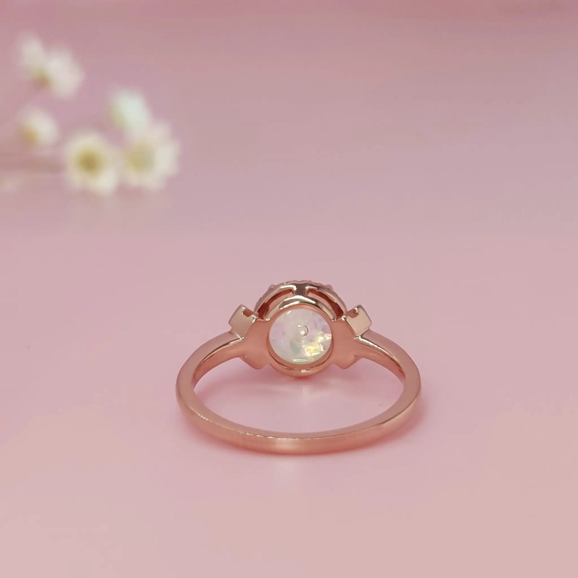 Timeless Love: Classic Solitaire Ashes Ring