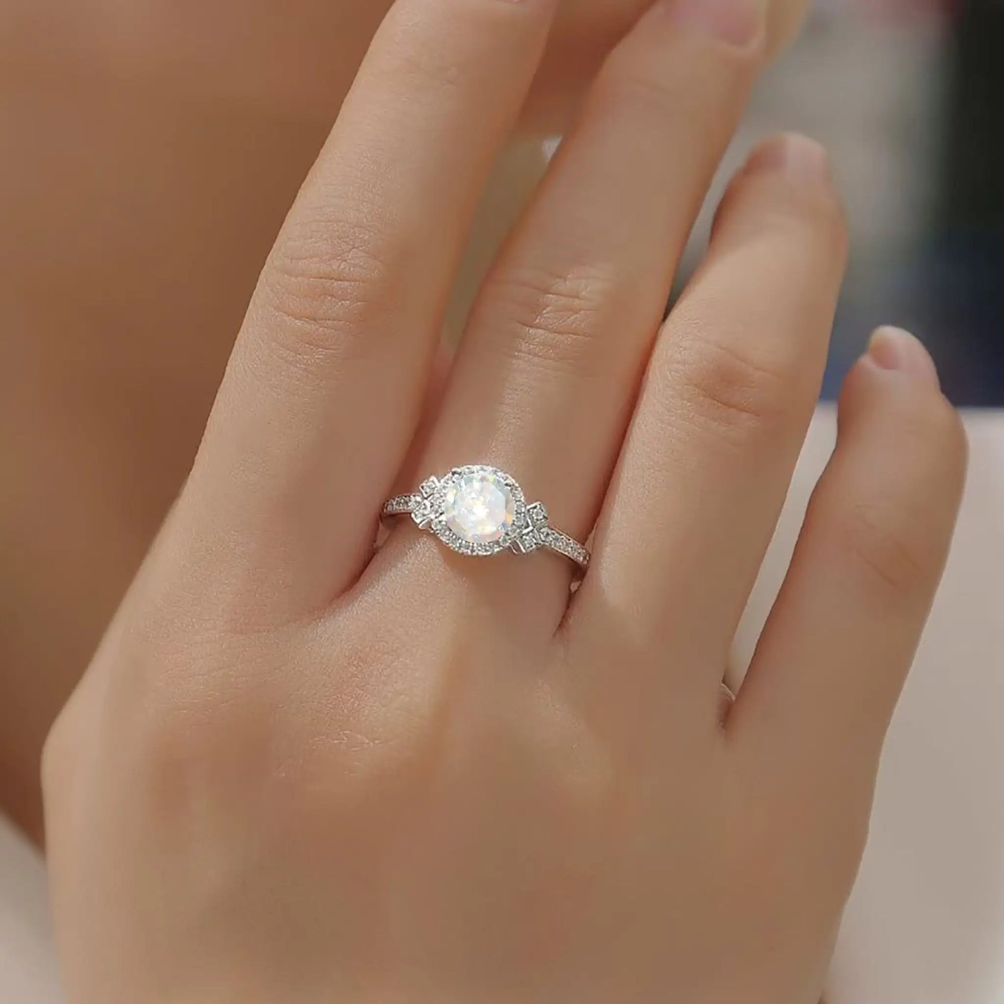 Timeless Love: Classic Solitaire Ashes Ring