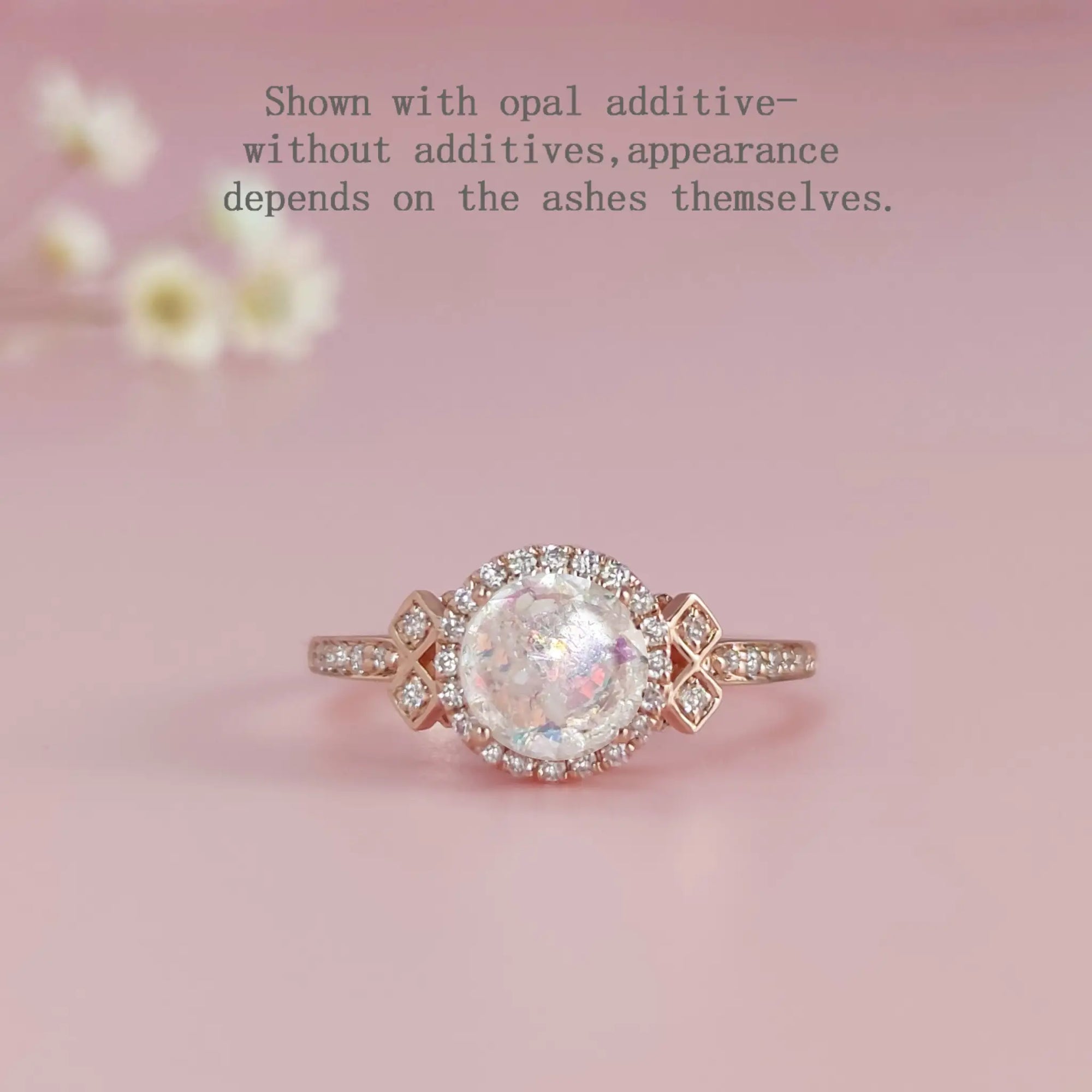 Timeless Love: Classic Solitaire Ashes Ring