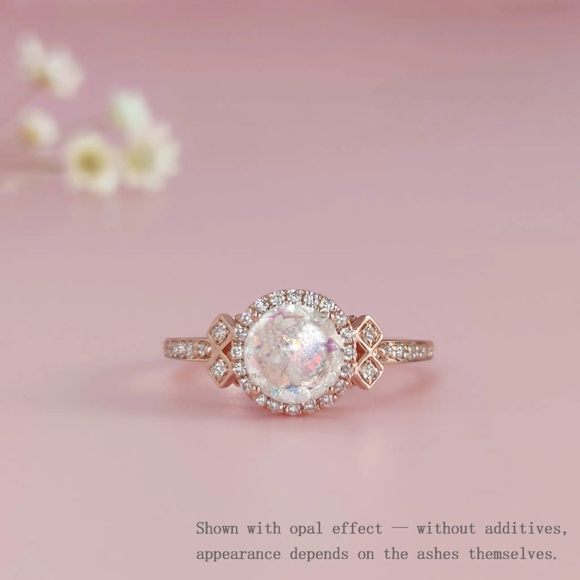 Timeless Love: Classic Solitaire Ashes Ring