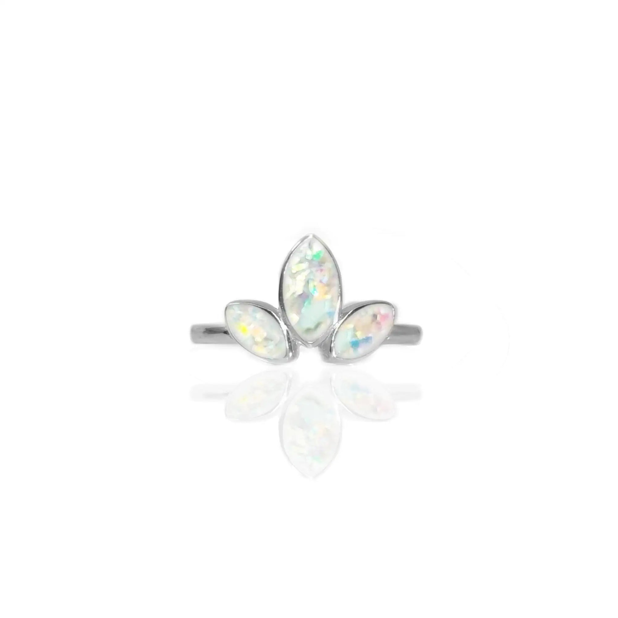 Cloverleaf Ashes Ring - Memorial Jewelry for Loved Ones