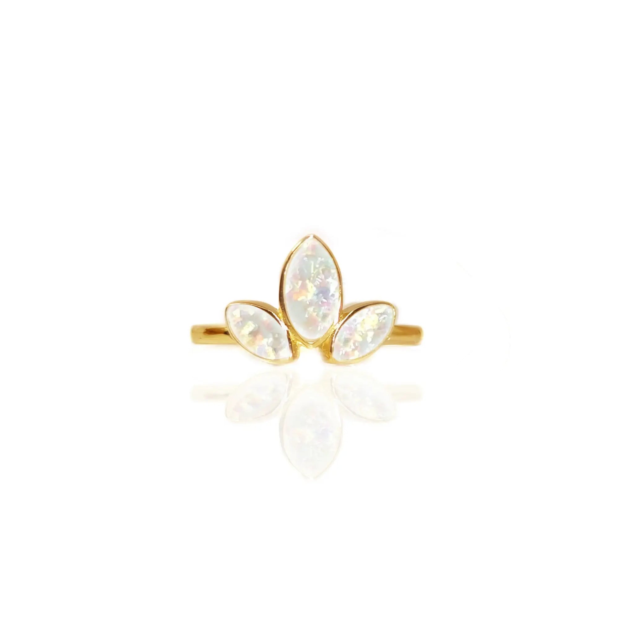 Cloverleaf Ashes Ring - Memorial Jewelry for Loved Ones