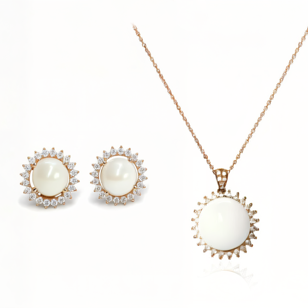 Sterling Silver Sunflower Breastmilk Necklace / Earrings (DIY KIT)