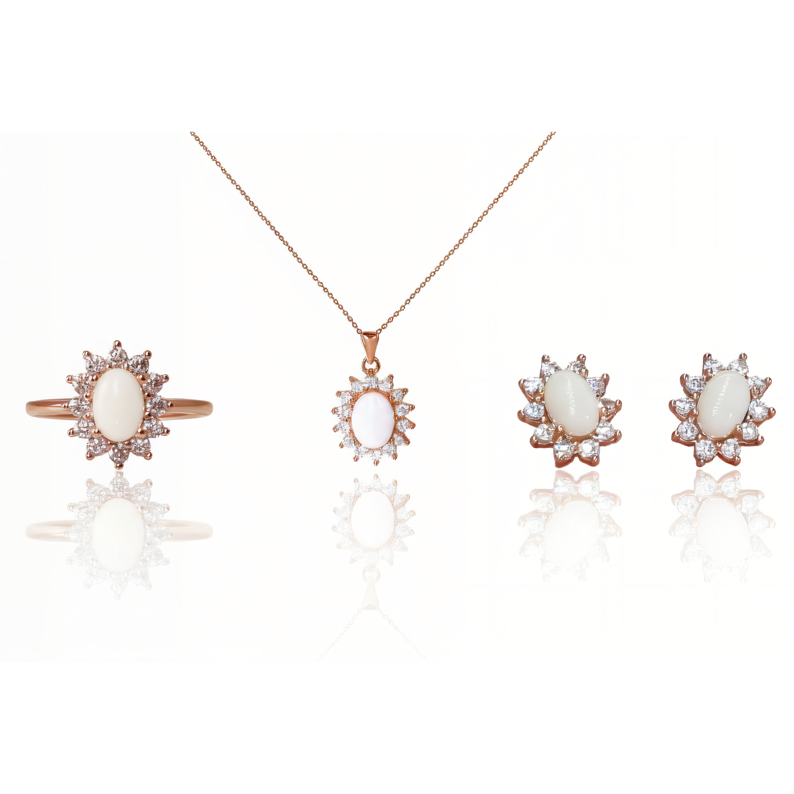 Sterling Silver Starburst Oval Breastmilk Ring /Necklace /Earrings (DIY KIT)