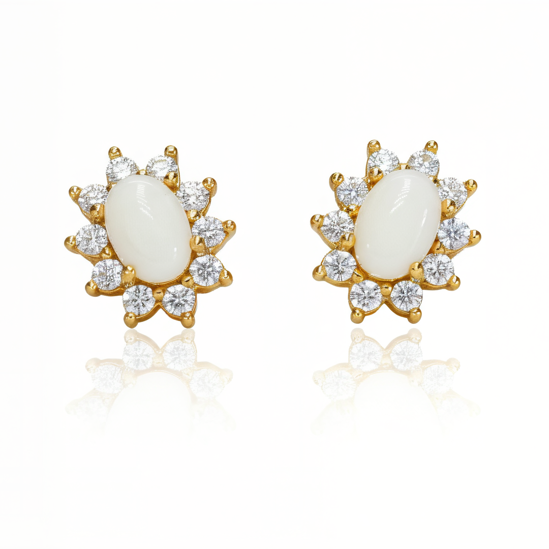 Sterling Silver Starburst Oval Breastmilk Ring /Necklace /Earrings (DIY KIT)