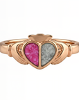Claddagh: Solid Gold Ashes Ring Claddagh Ring