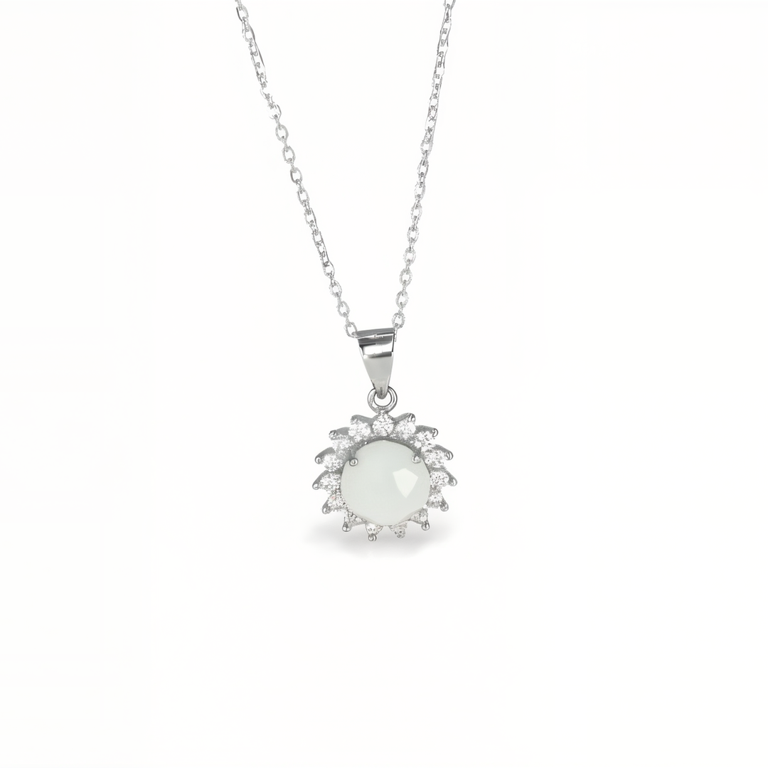 Halo Round Breastmilk Ring &amp; Necklace (DIY KIT)