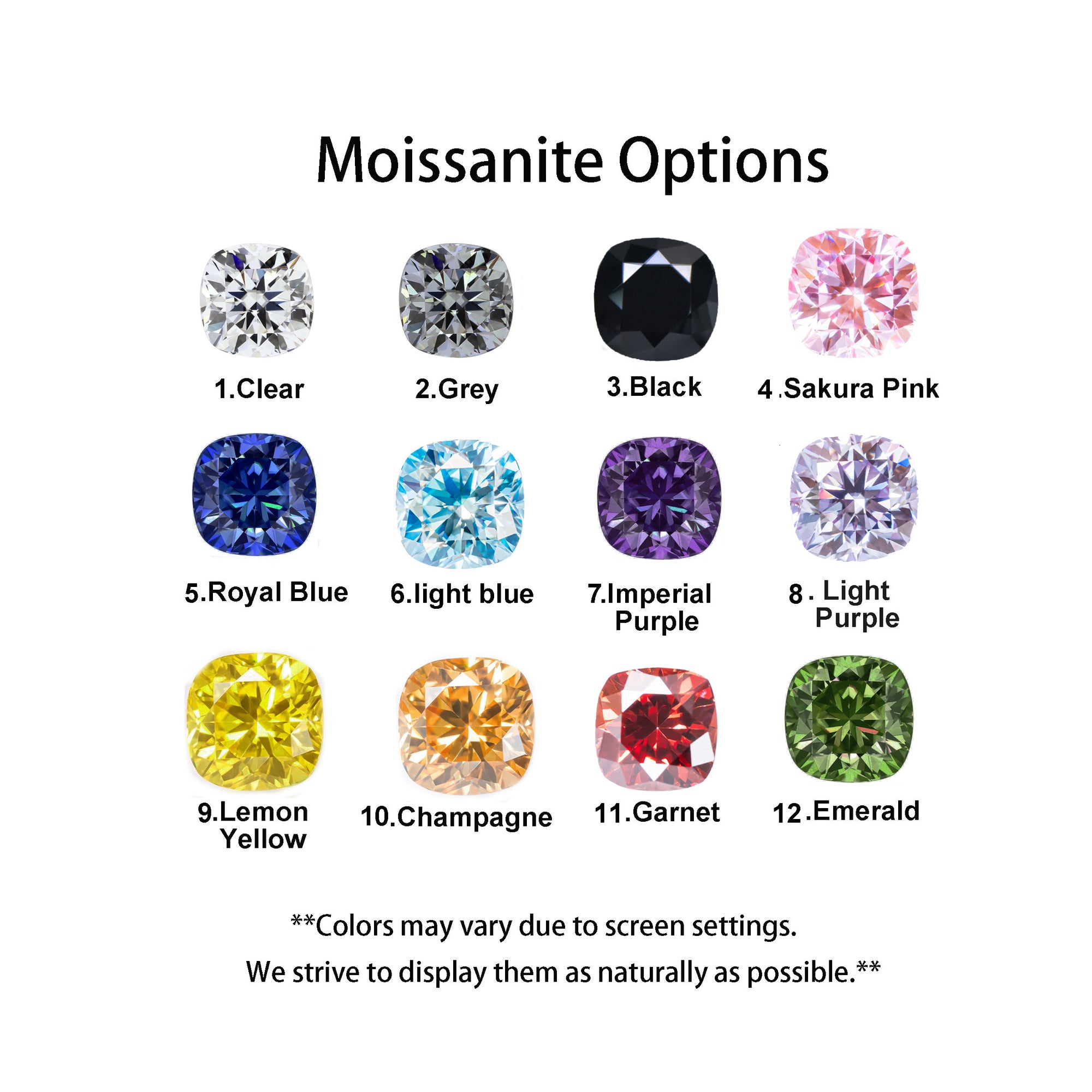 Aurora Mística: Anillo de cenizas de moissanita con corte cojín