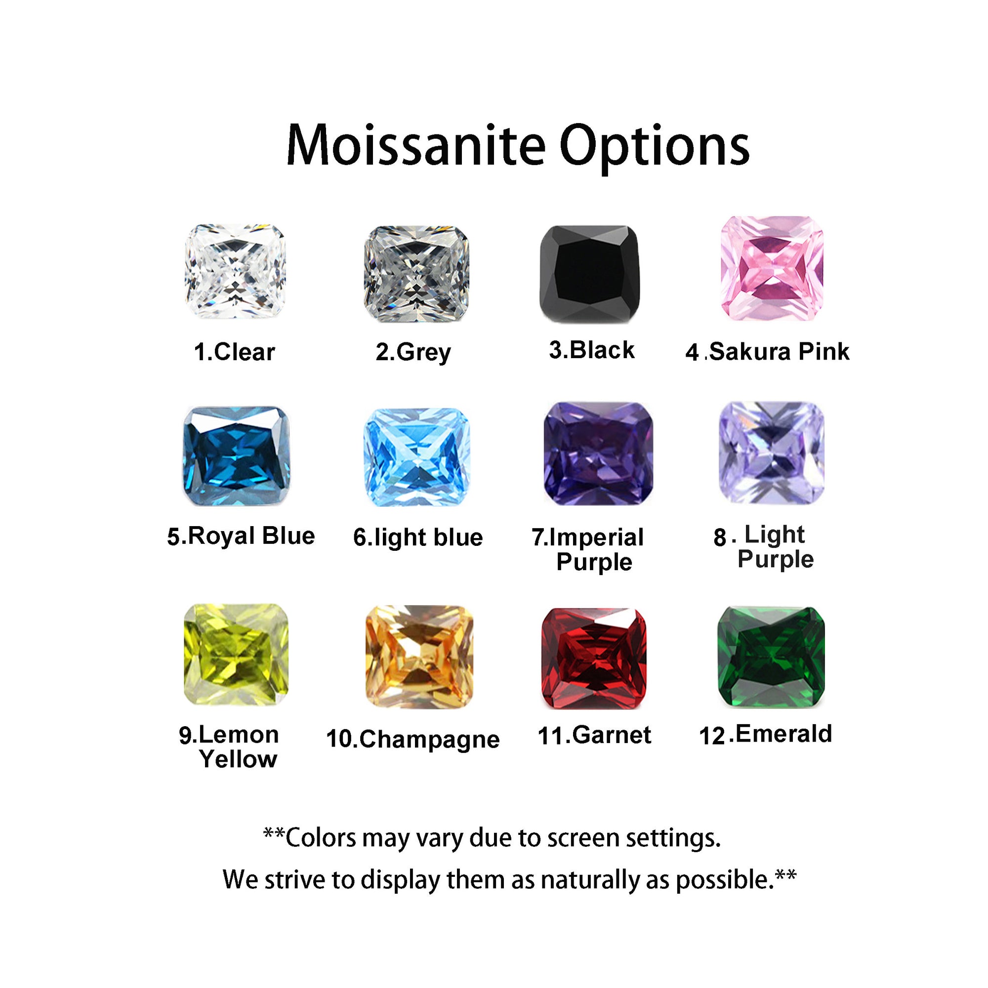 Mystic Aurora: Moissanit-Aschering im Kissenschliff