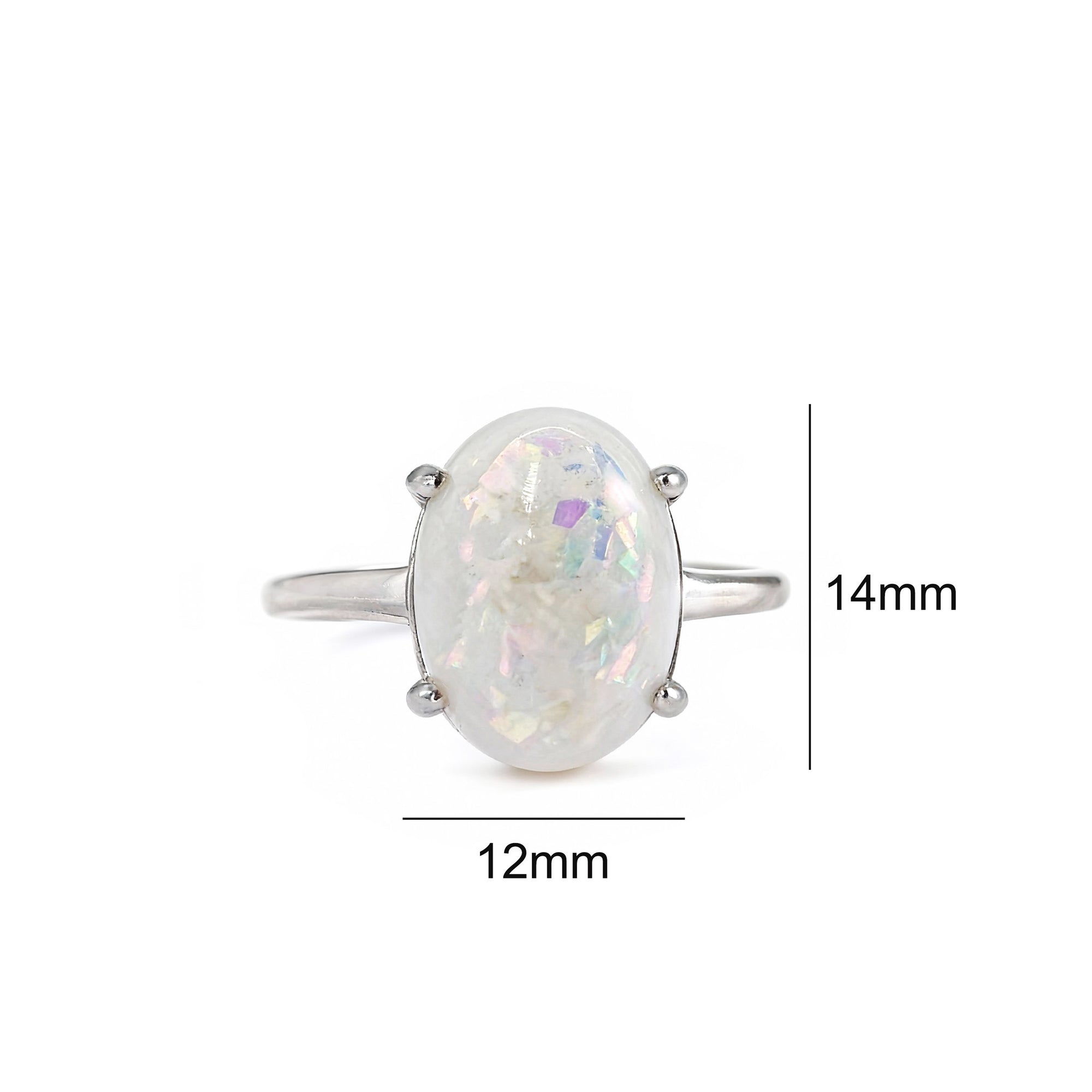 Oval Serenity: Ashes Ring (Touch of Memory)