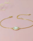 Handcrafted Gold Ashes Bracelet for Cherished Memories