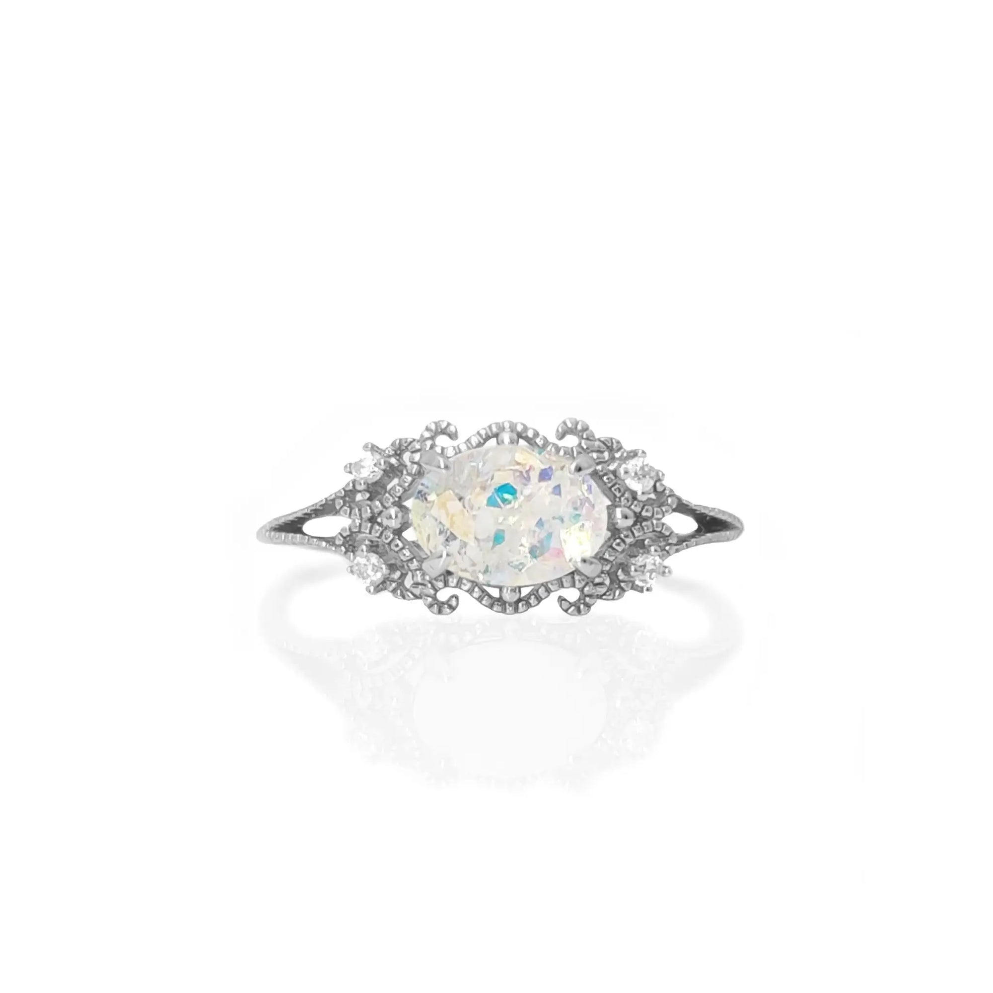 Enchanted Lace Ashes Ring: Forever in Your Heart