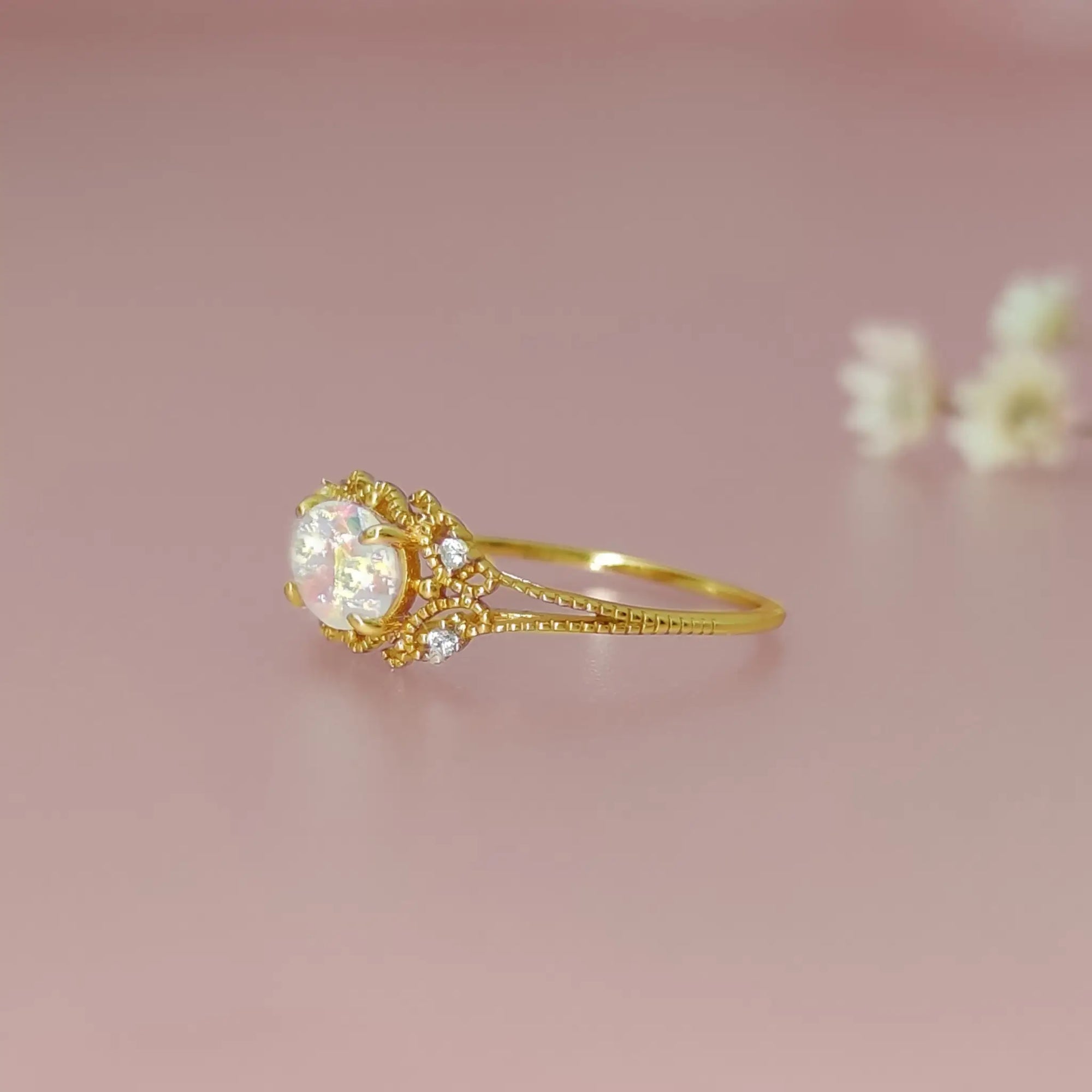 Enchanted Lace Ashes Ring: Forever in Your Heart