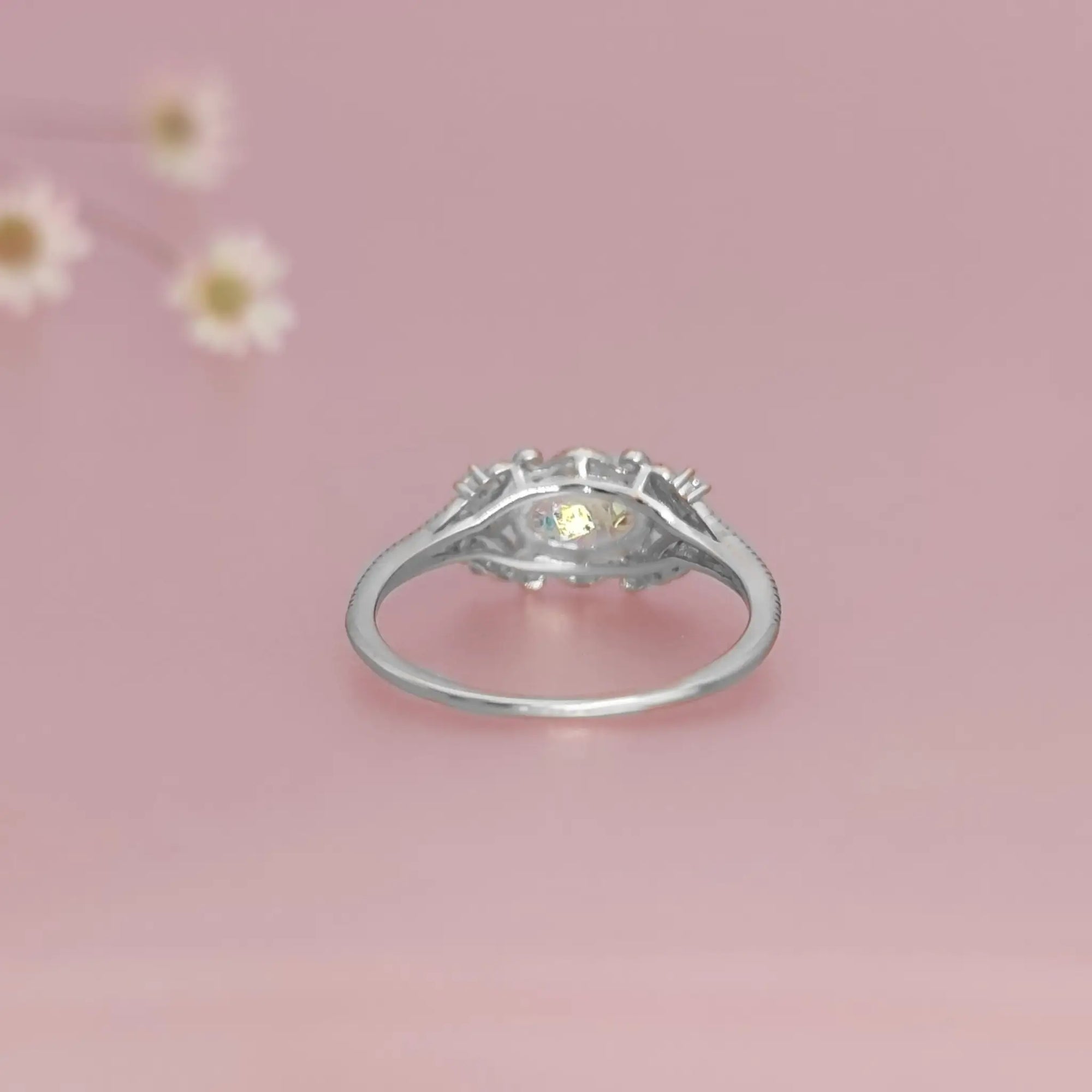 Enchanted Lace Ashes Ring: Forever in Your Heart