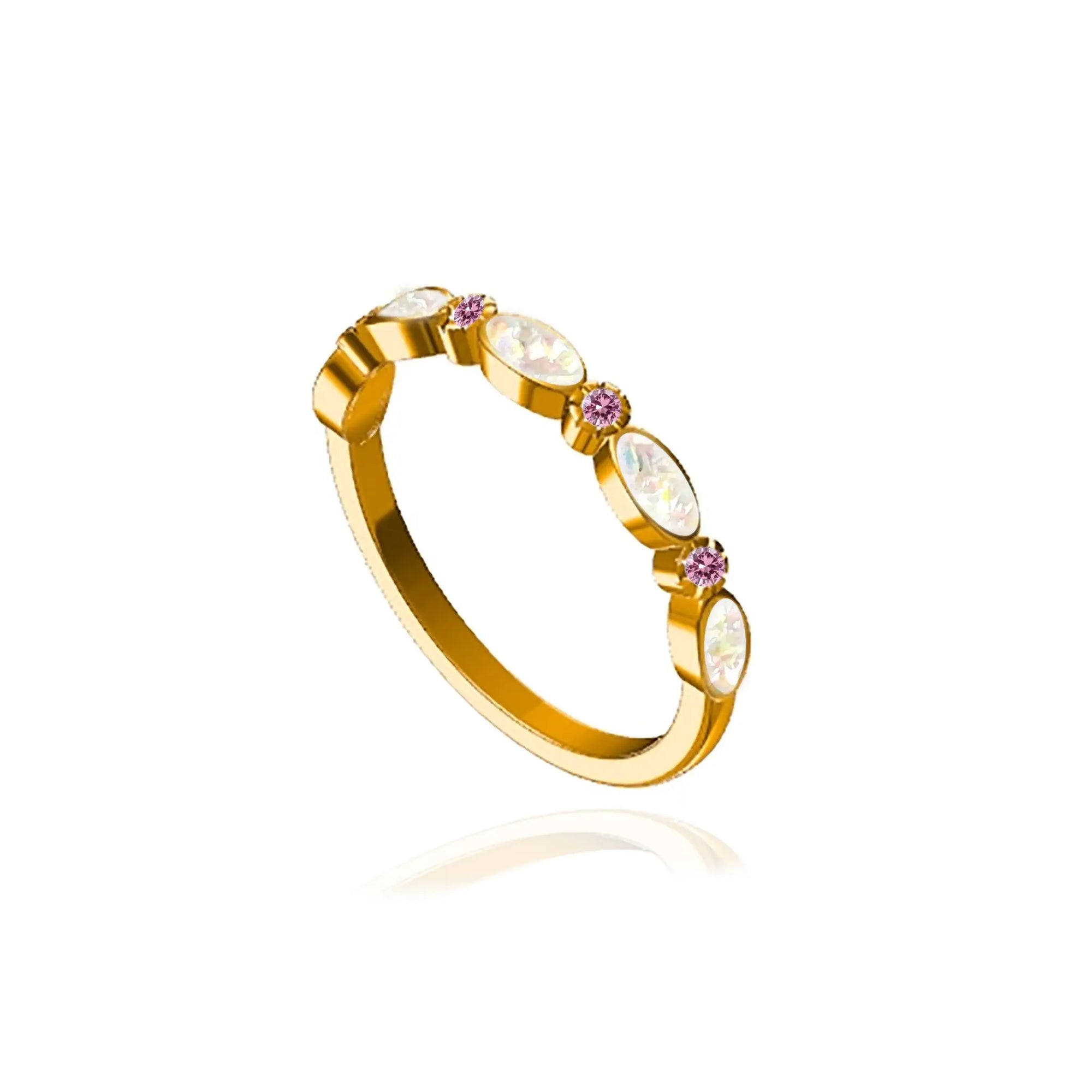 Endless Love Birthstone Ashes Ring - A Symbol of Forever