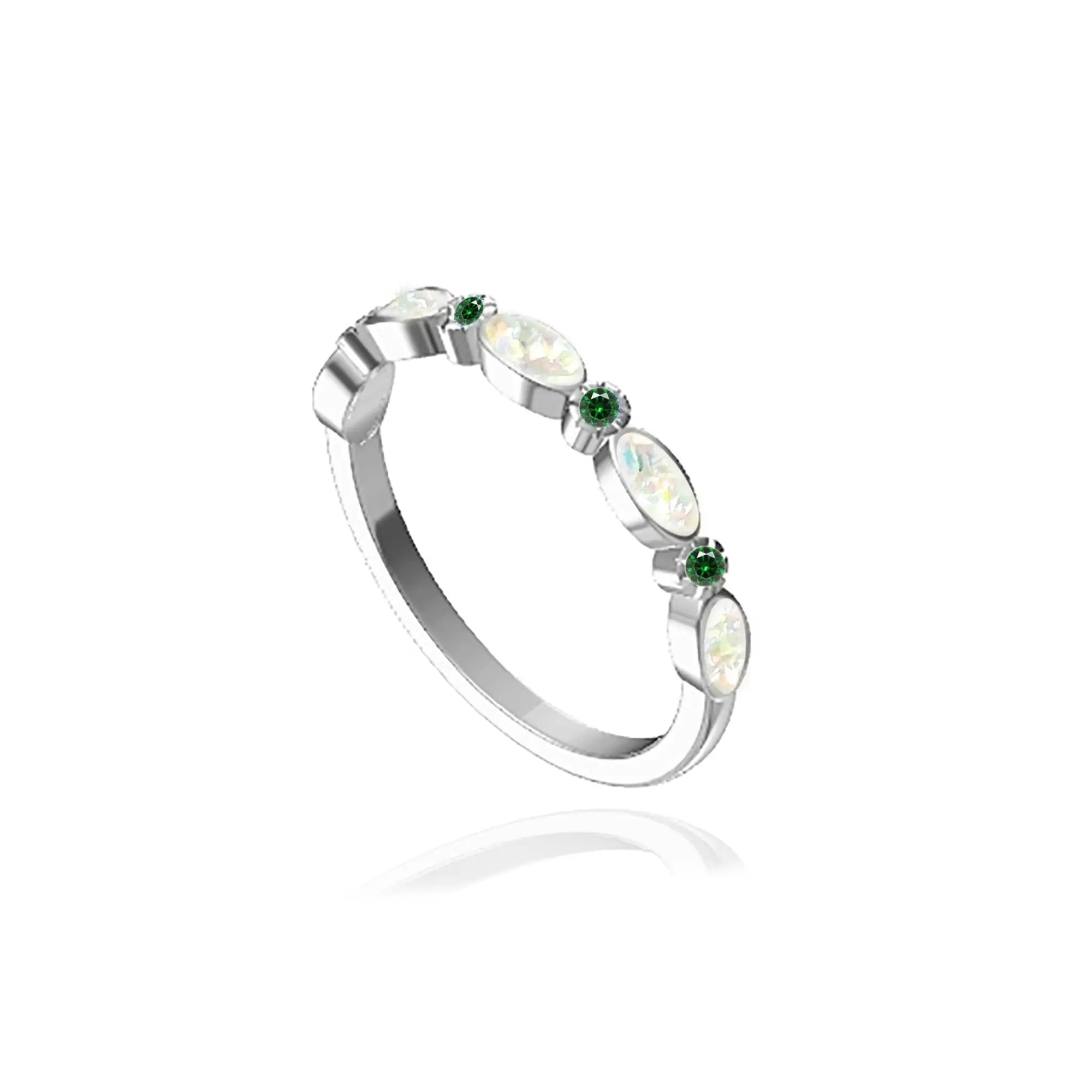 Endless Love Birthstone Ashes Ring - A Symbol of Forever