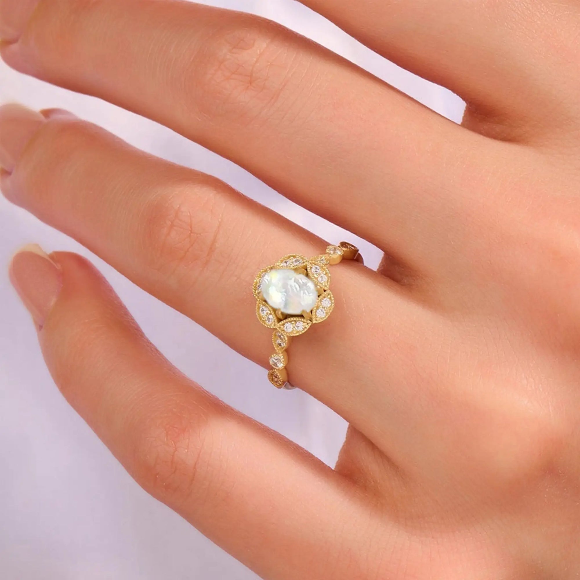 Eternal Blossom Ashes Ring - A Memorable Keepsake