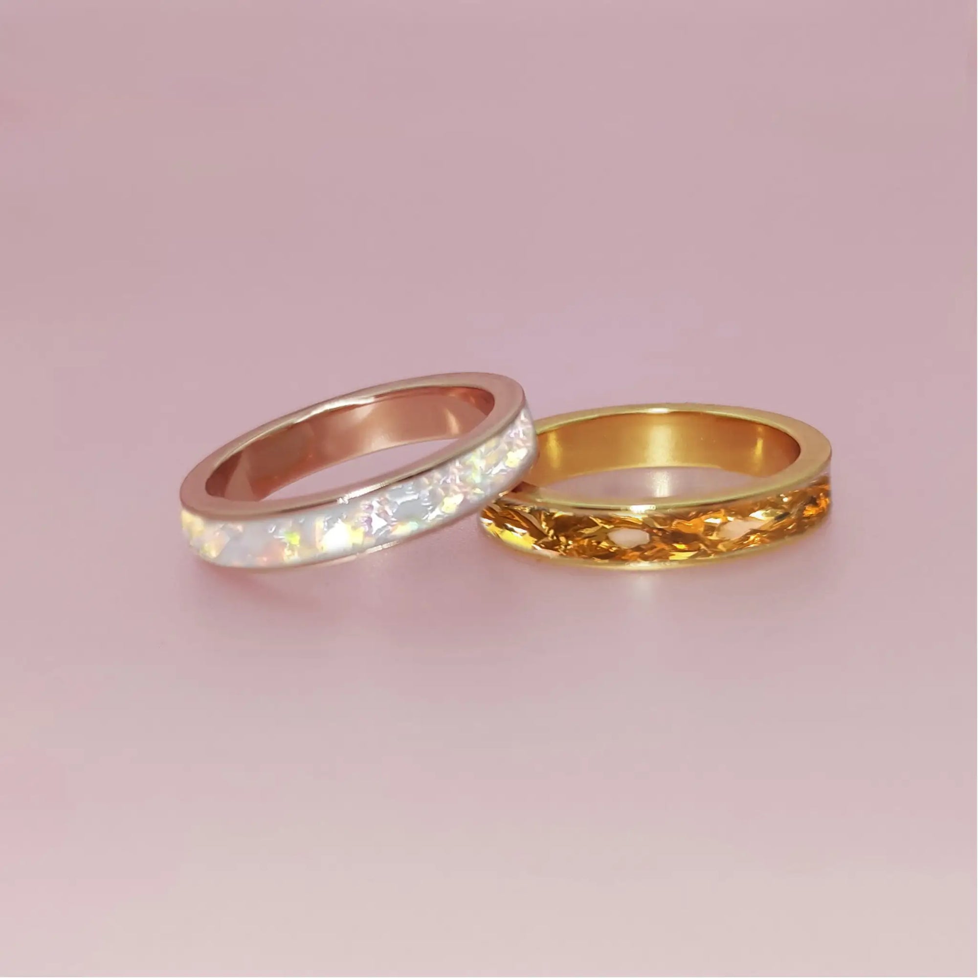 Handcrafted Ashes Ring - Sleek 3mm Memory Band