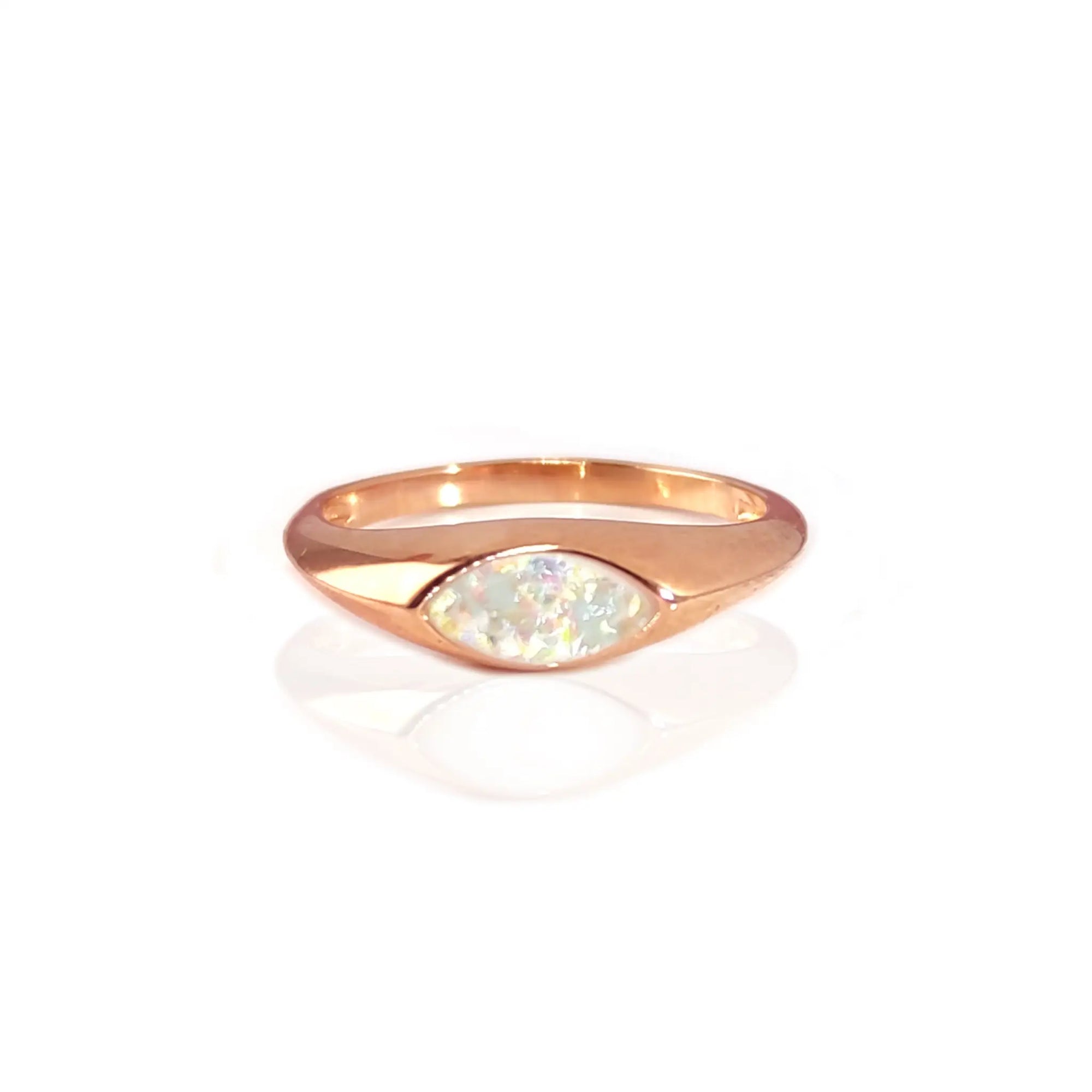 Eternal Embrace Ashes Ring | Memorial Jewelry
