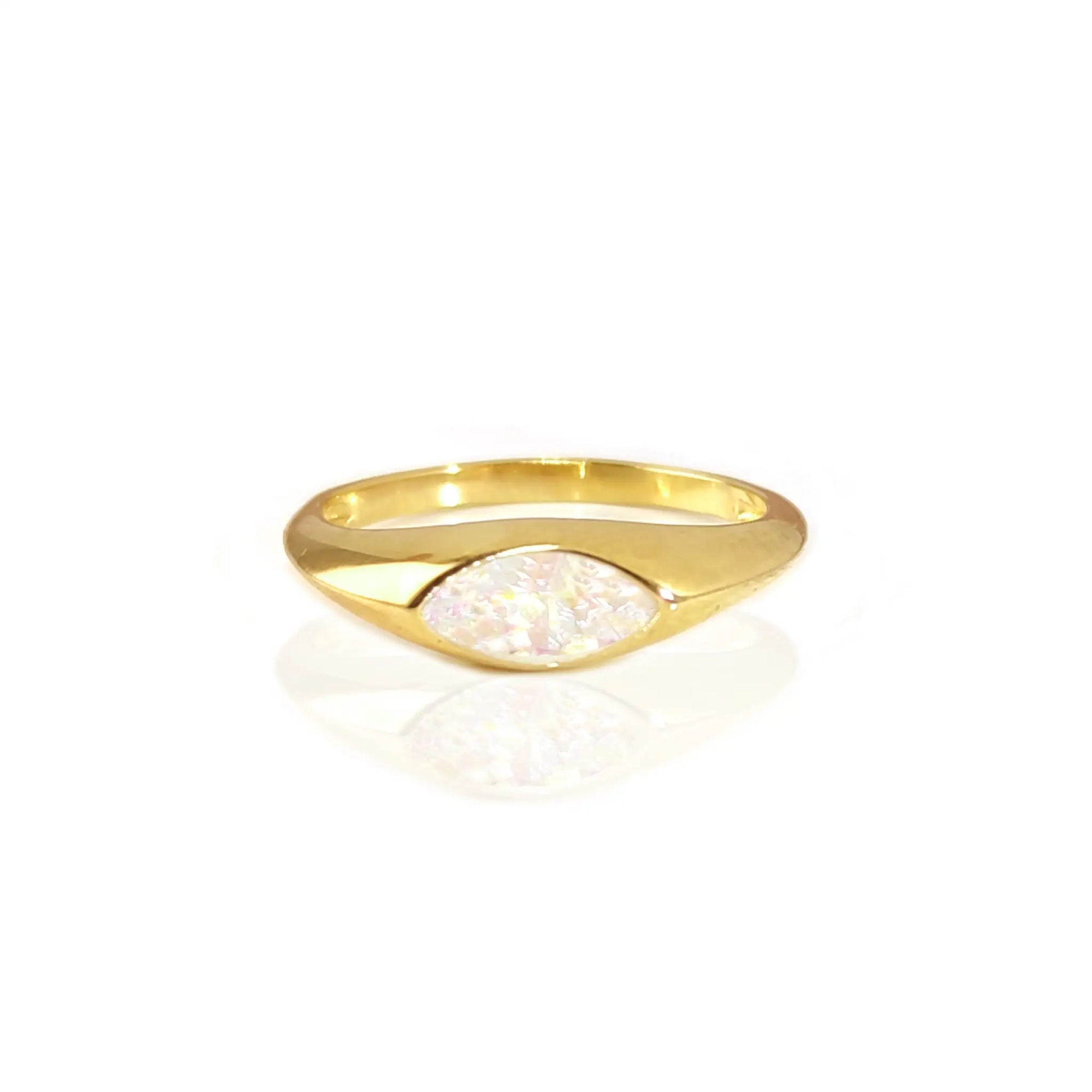 Eternal Embrace Ashes Ring | Memorial Jewelry