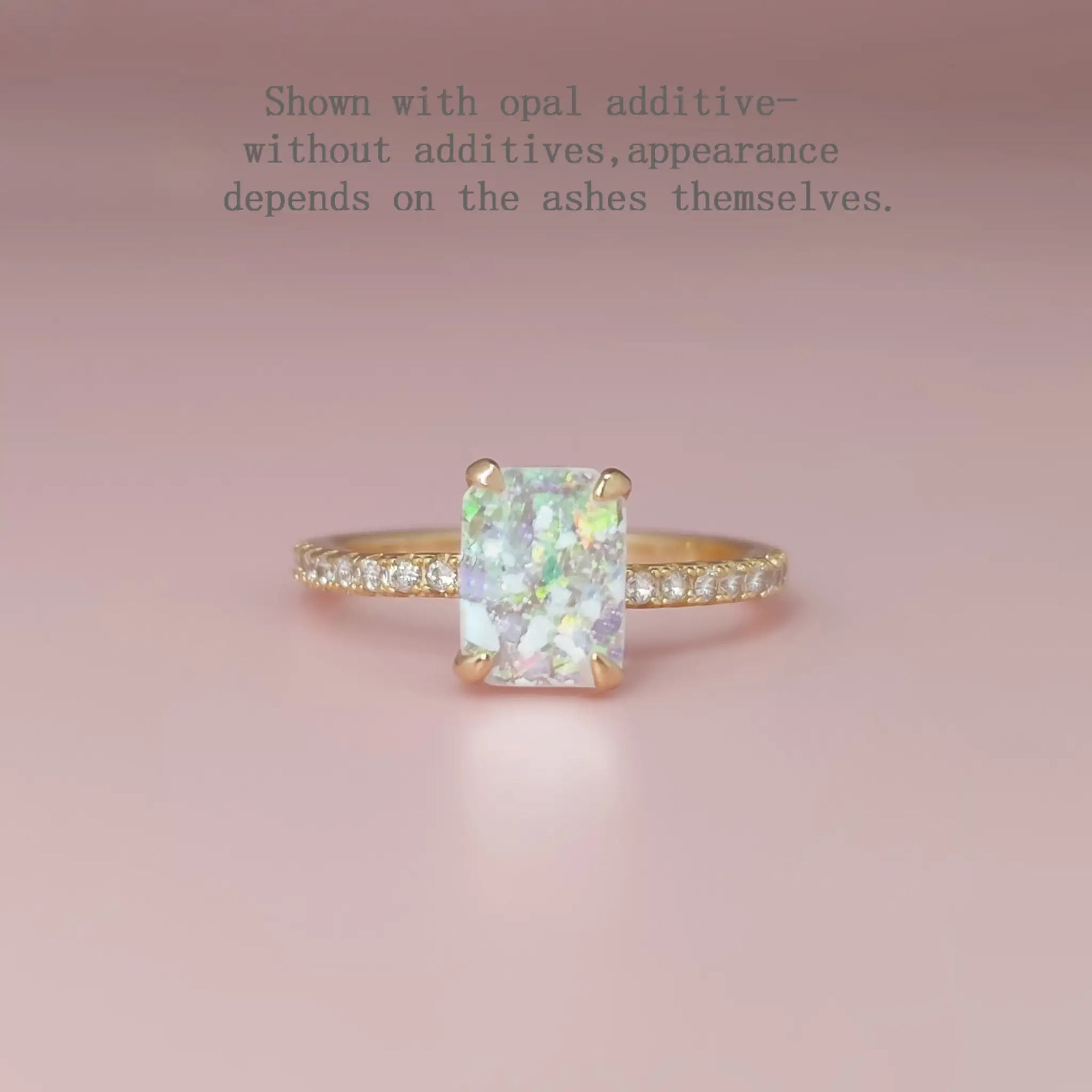 Ethereal Ashes Ring: A Love-Infused Keepsake