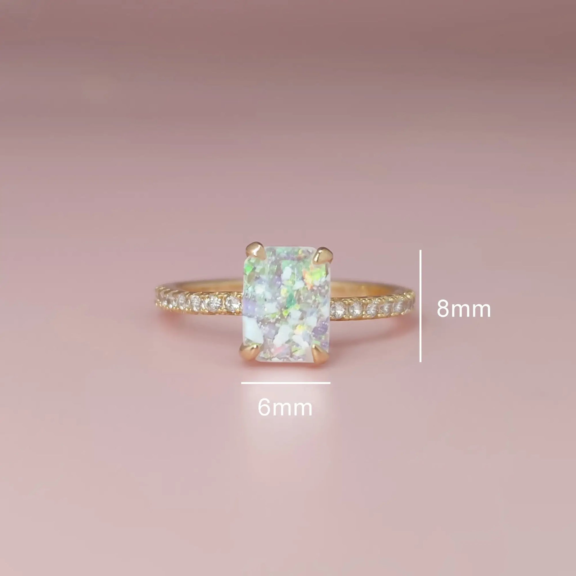 Ethereal Ashes Ring: A Love-Infused Keepsake