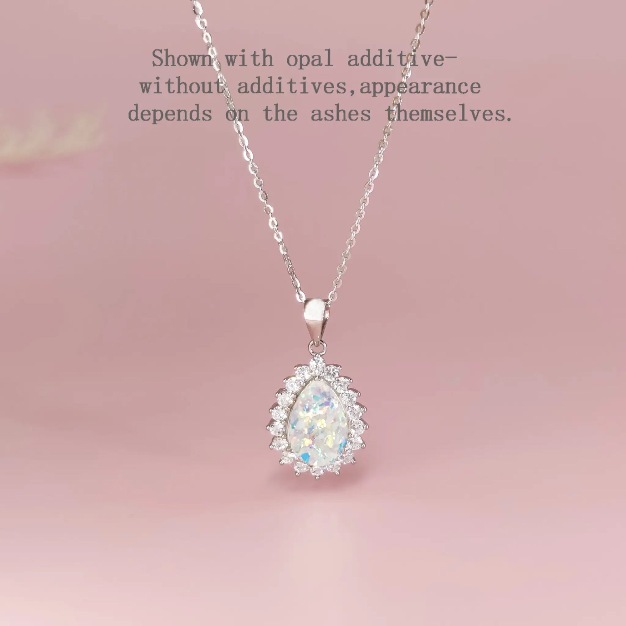 Evelyn Grace: Heartfelt Ashes Necklace Gift