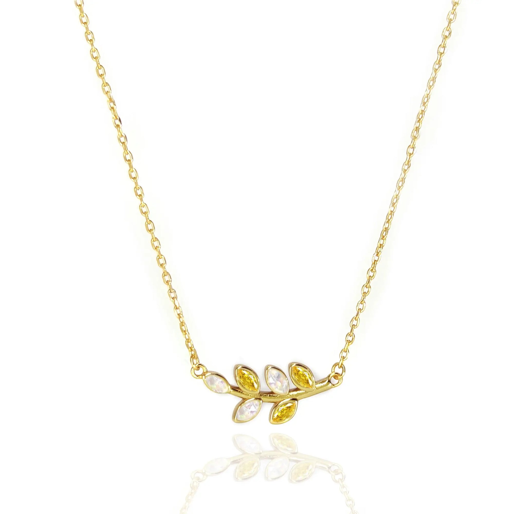 Evergreen Leaf Ashes Necklace: A Love Reminder