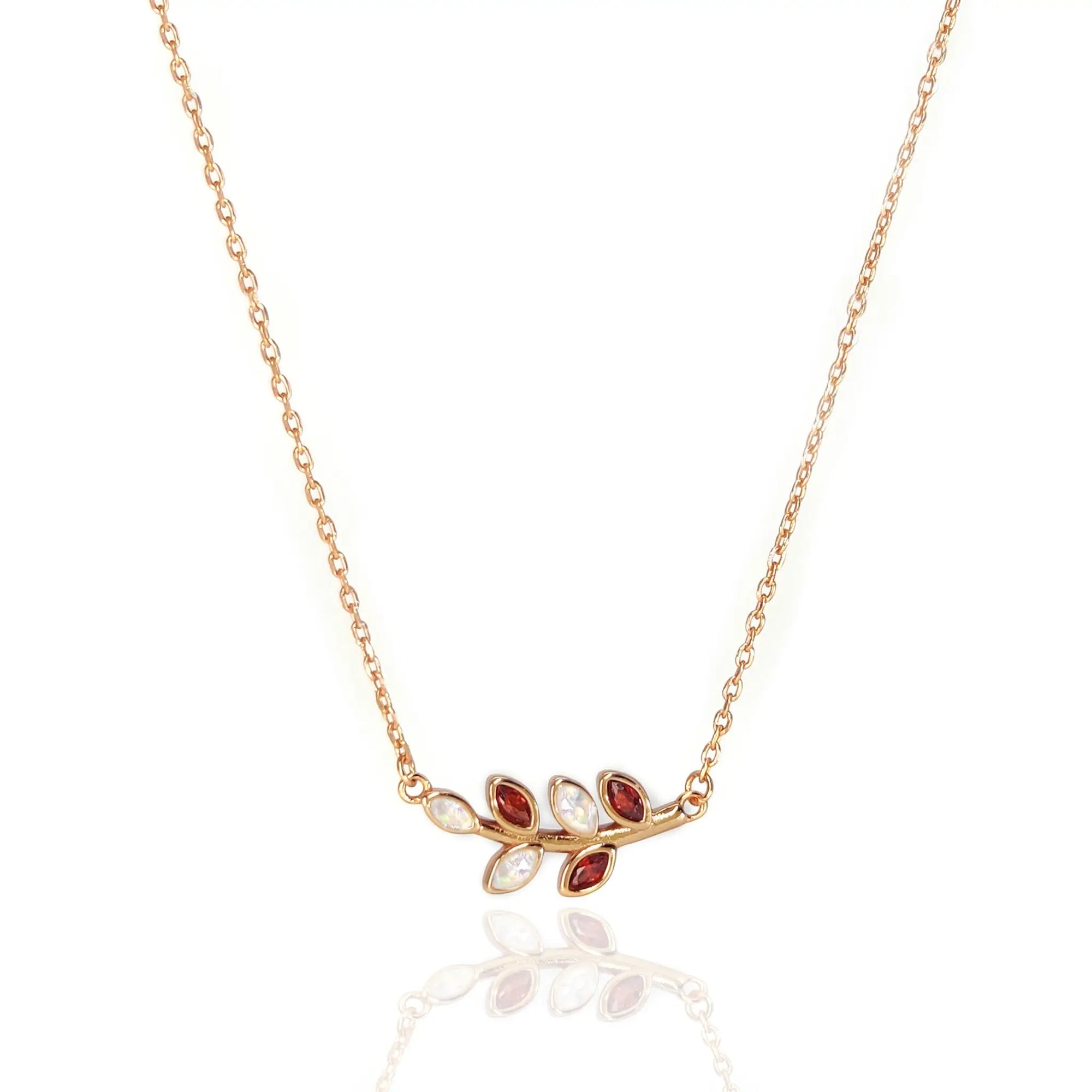 Evergreen Leaf Ashes Necklace: A Love Reminder