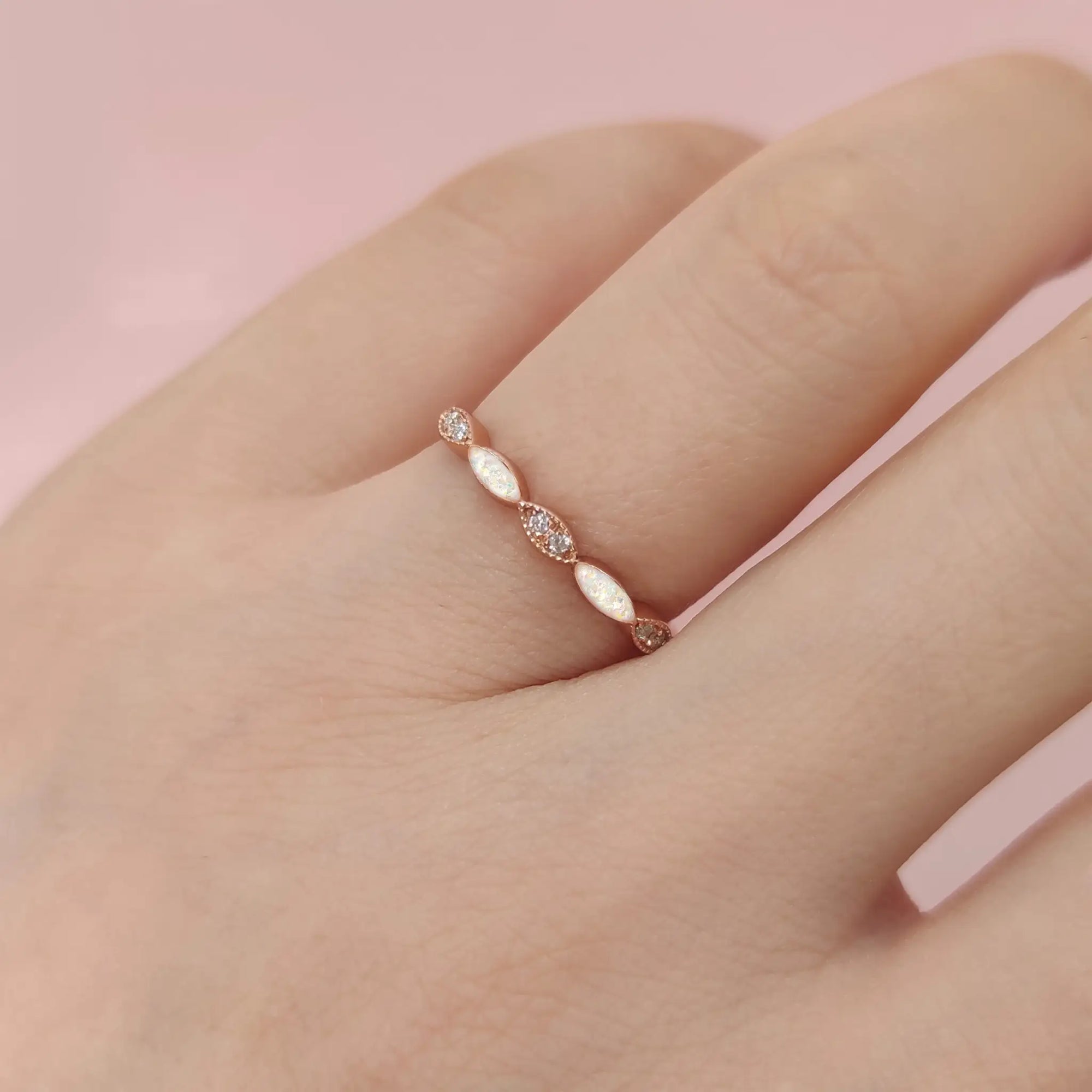 Personalized Sunset Memory Ashes Ring for Loved Ones