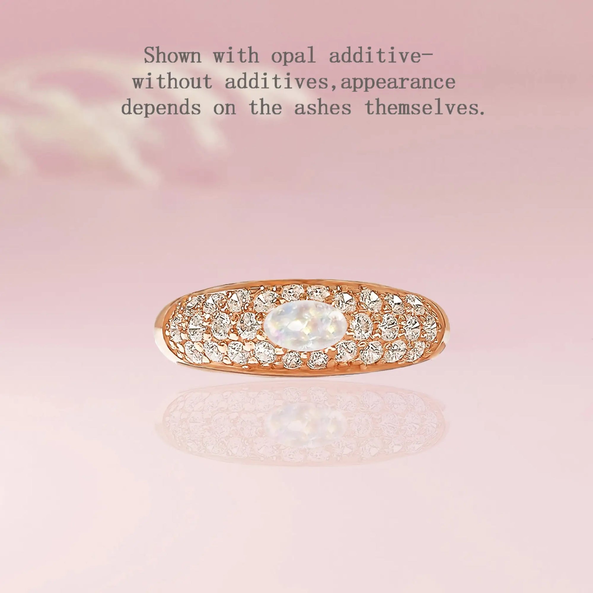 Handcrafted Ashes Ring: Everlight Remembrance